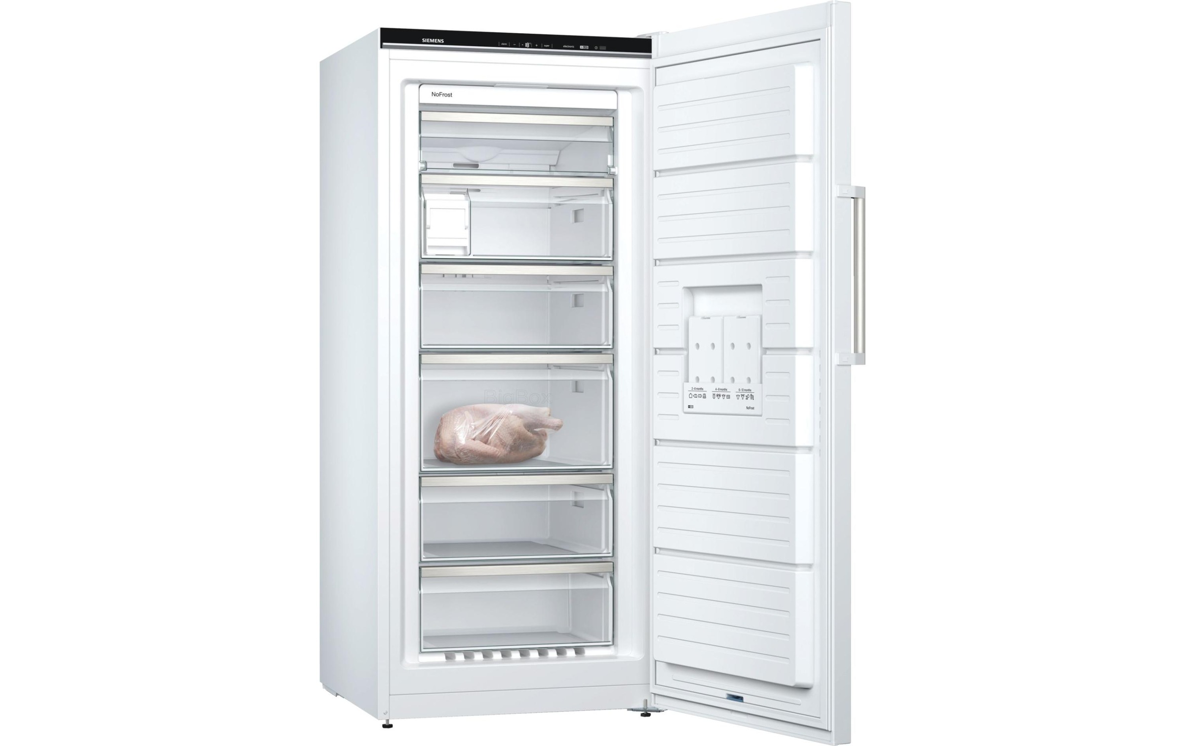 SIEMENS Gefrierschrank »GS51NAWDPH«, 161 cm hoch, 70 cm breit