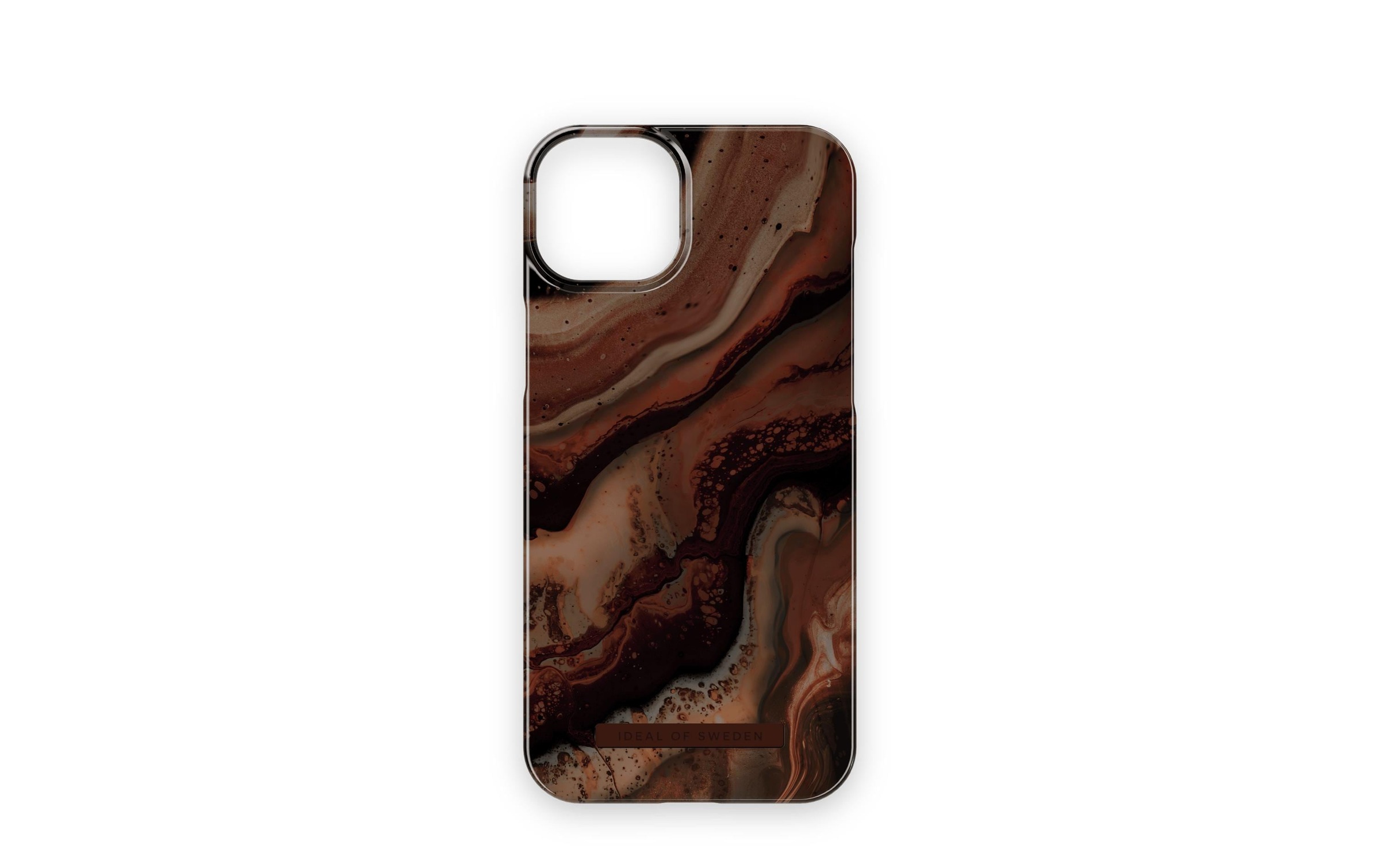 iDeal of Sweden Smartphone-Hülle »Dark Amber Marble iPhone 15 Plus«