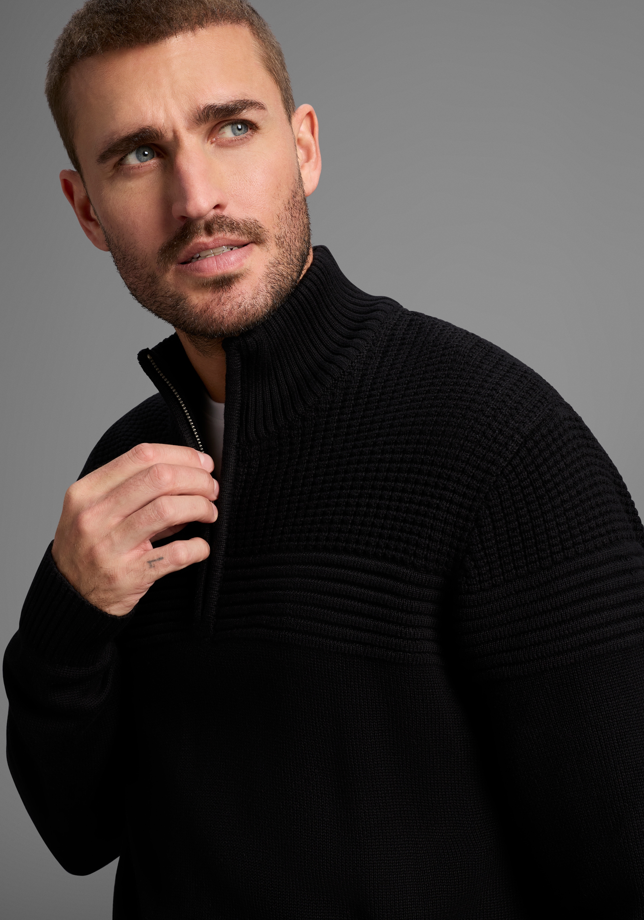 Bruno Banani Troyer, mit Reissverschluss