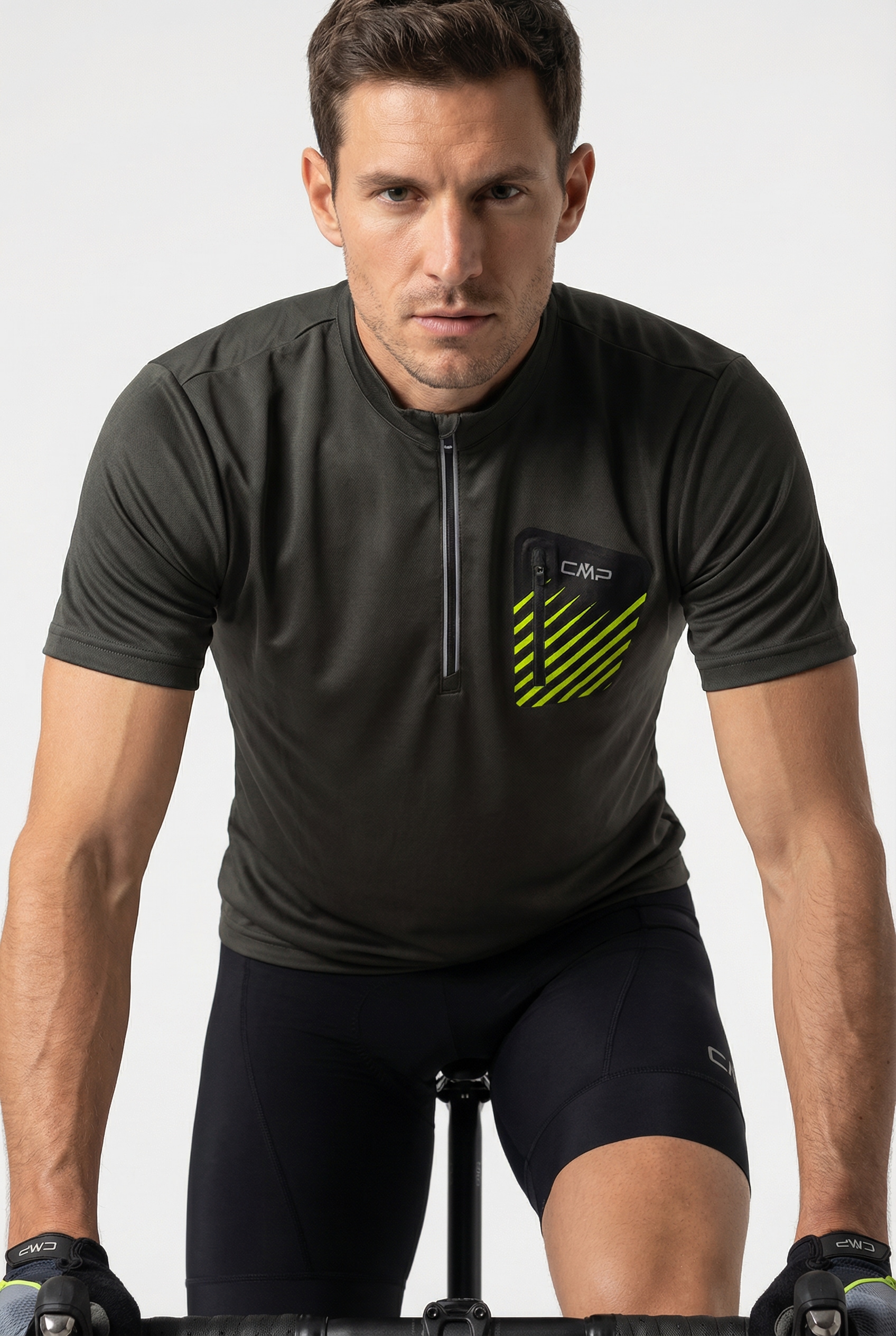 Cmp Herren Pine Radtrikot Für Radsport Und Sportliche Aktivitäten, Pflegeleicht
