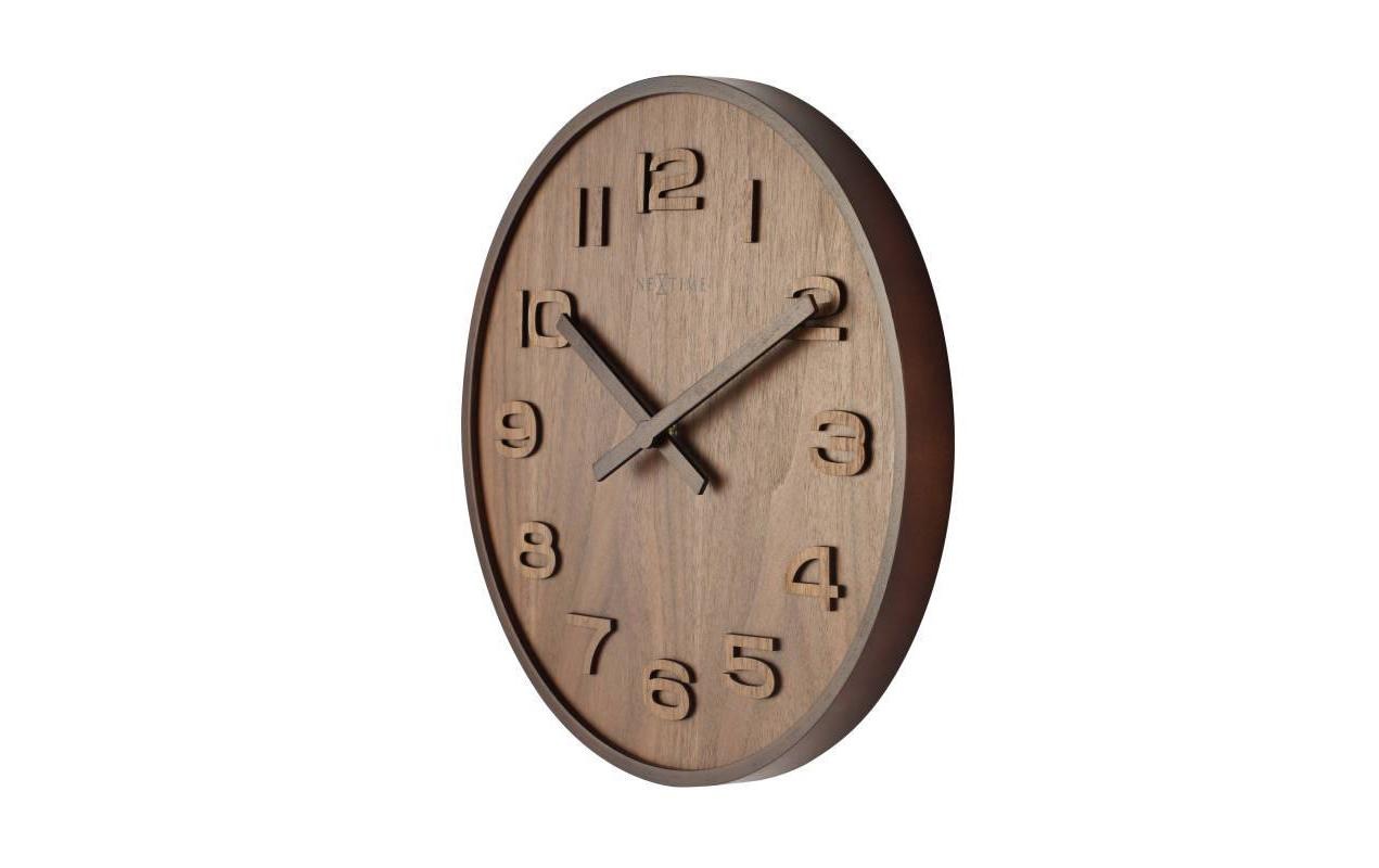 NEXTIME Wanduhr »Wanduhr Wood Wood Big«