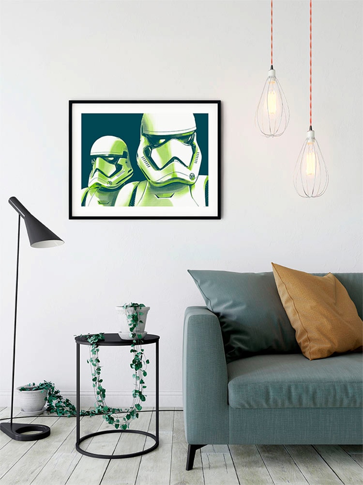 Komar Bild »Star Wars Faces Stormtrooper«, Star Wars, (1 St.), Wandbild zur Dekoration im Kinderzimmer - ohne Rahmen