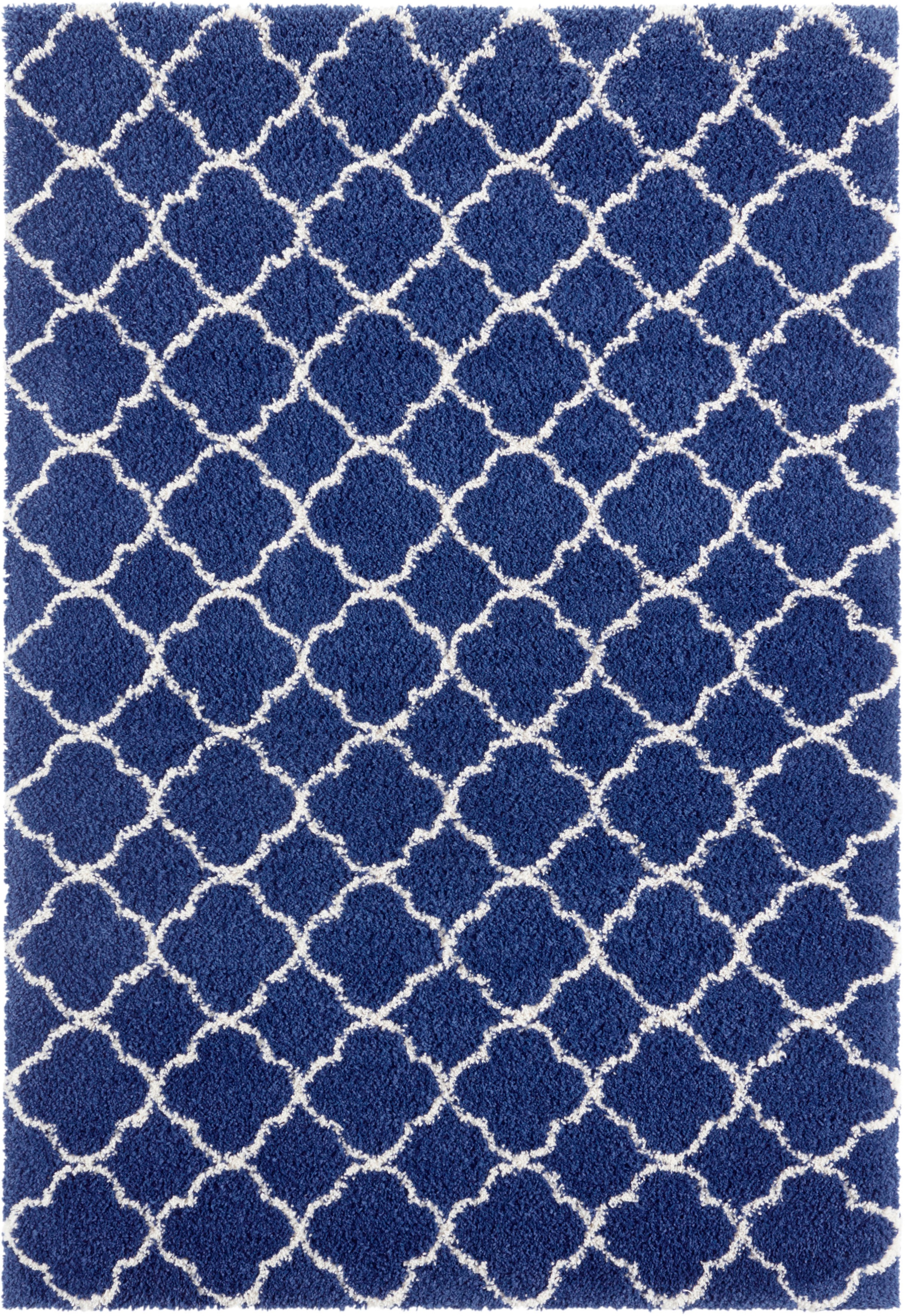 HANSE Home Hochflor-Teppich »Luna«, rechteckig, 35 mm Höhe, Geometrisches Muster, Allover Design, Robust, Pflegeleicht