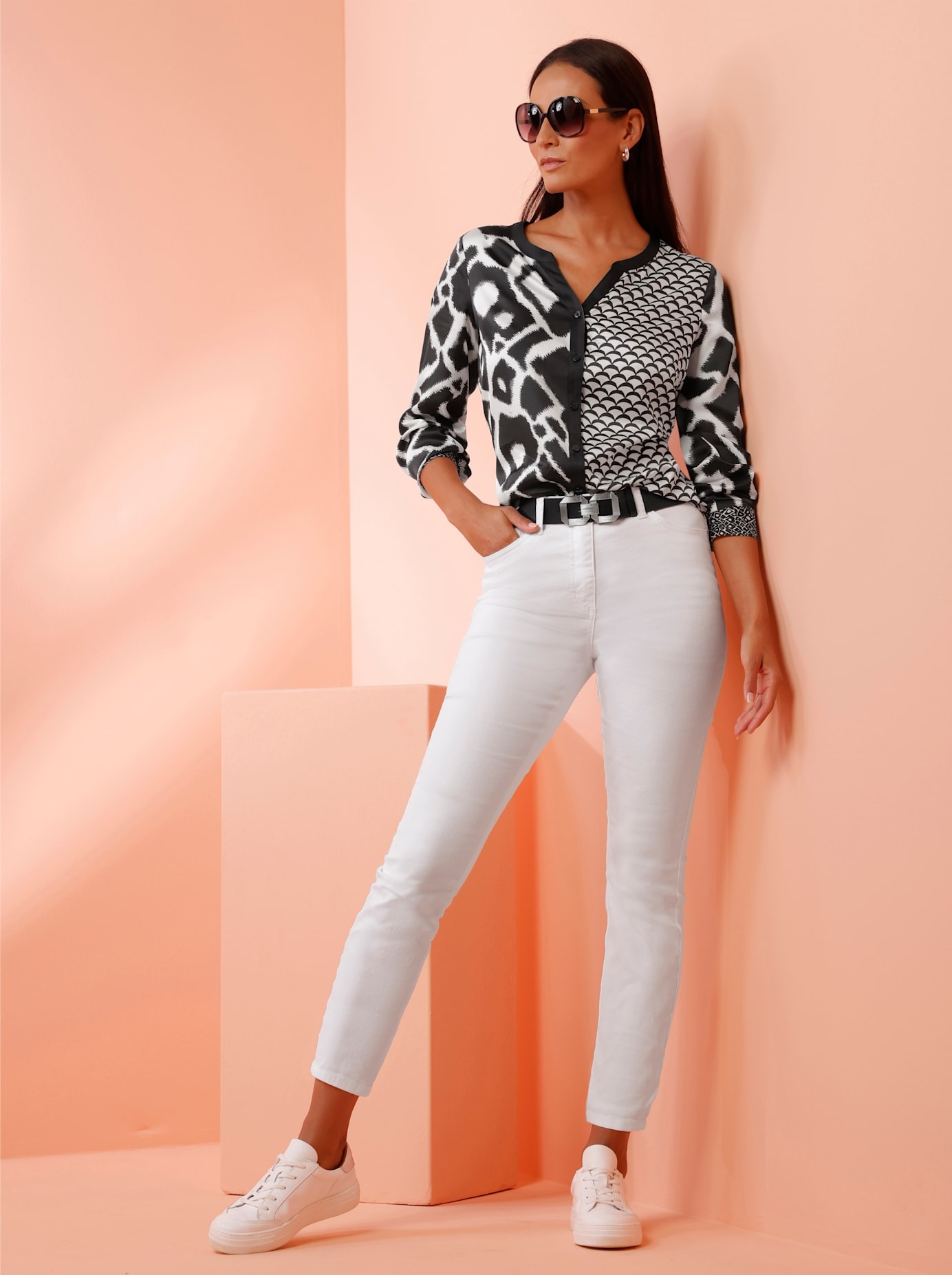 heine Druckbluse