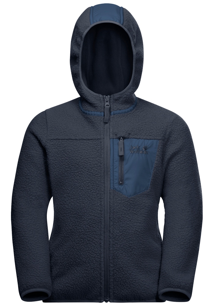 Jack Wolfskin Kapuzenfleecejacke »ICE CURL HOOD JACKET K«, mit Kapuze kaufen