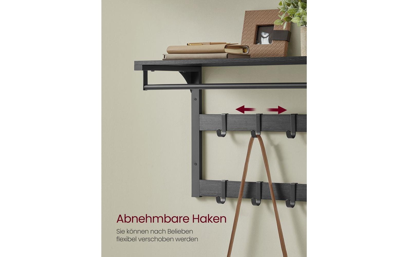 VASAGLE Garderobenleiste »10 Haken 65 cm x 42 cm«