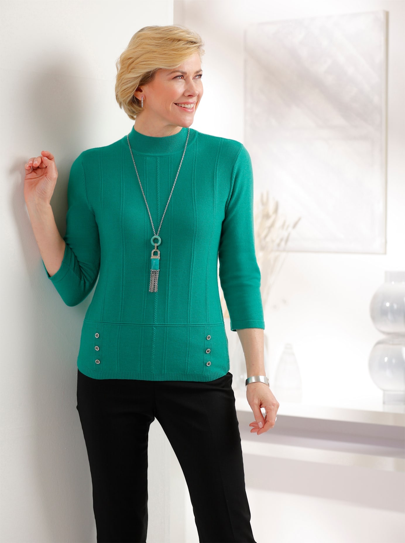 Classic 3/4 Arm-Pullover »Pullover«