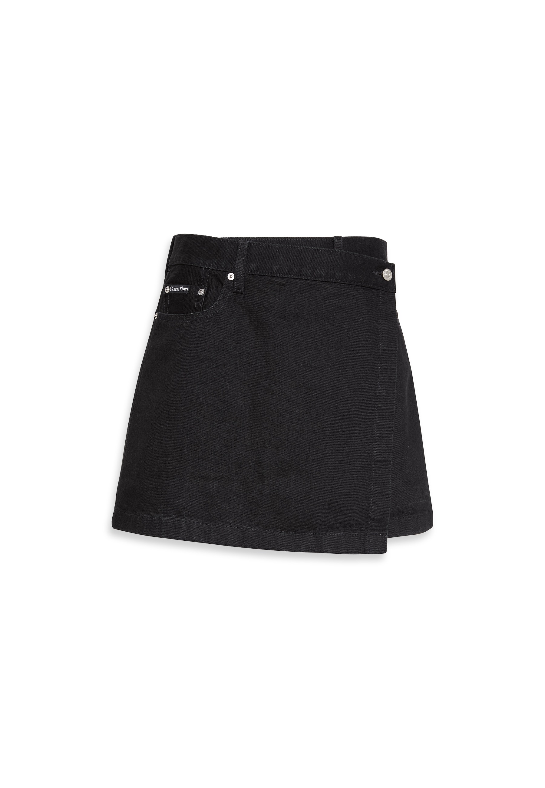 Calvin Klein Jeans Jeansrock »DENIM MINI WRAP SKIRT« Figurbetont