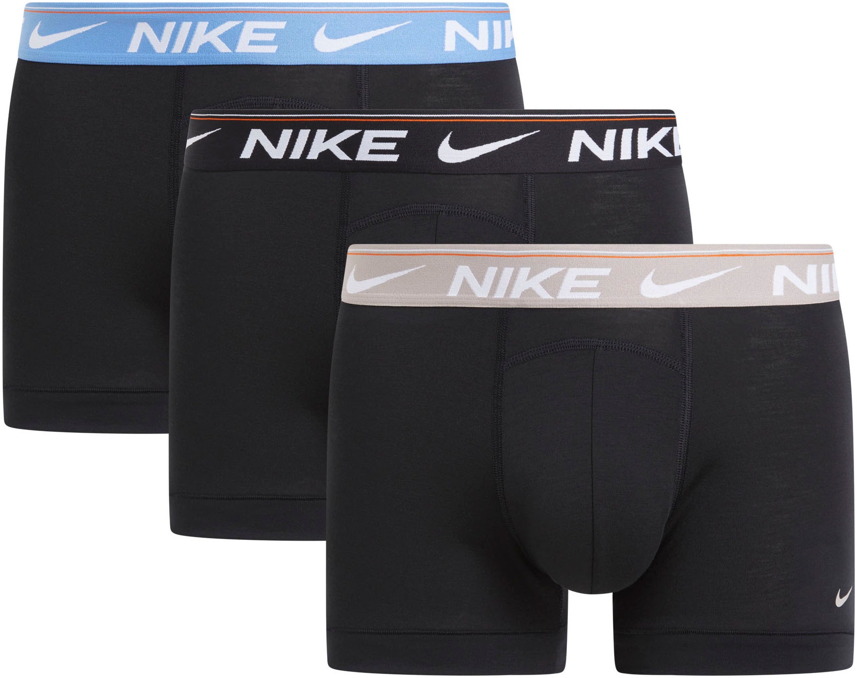 NIKE Underwear Trunk »TRUNK 3PK« Packung, 3er, 3 Stk. mit Logo auf dem Bund