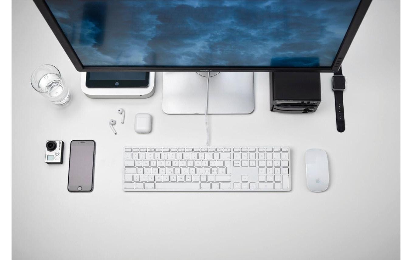 Tastatur »LMP KB-1243 Silber«, (Ziffernblock)
