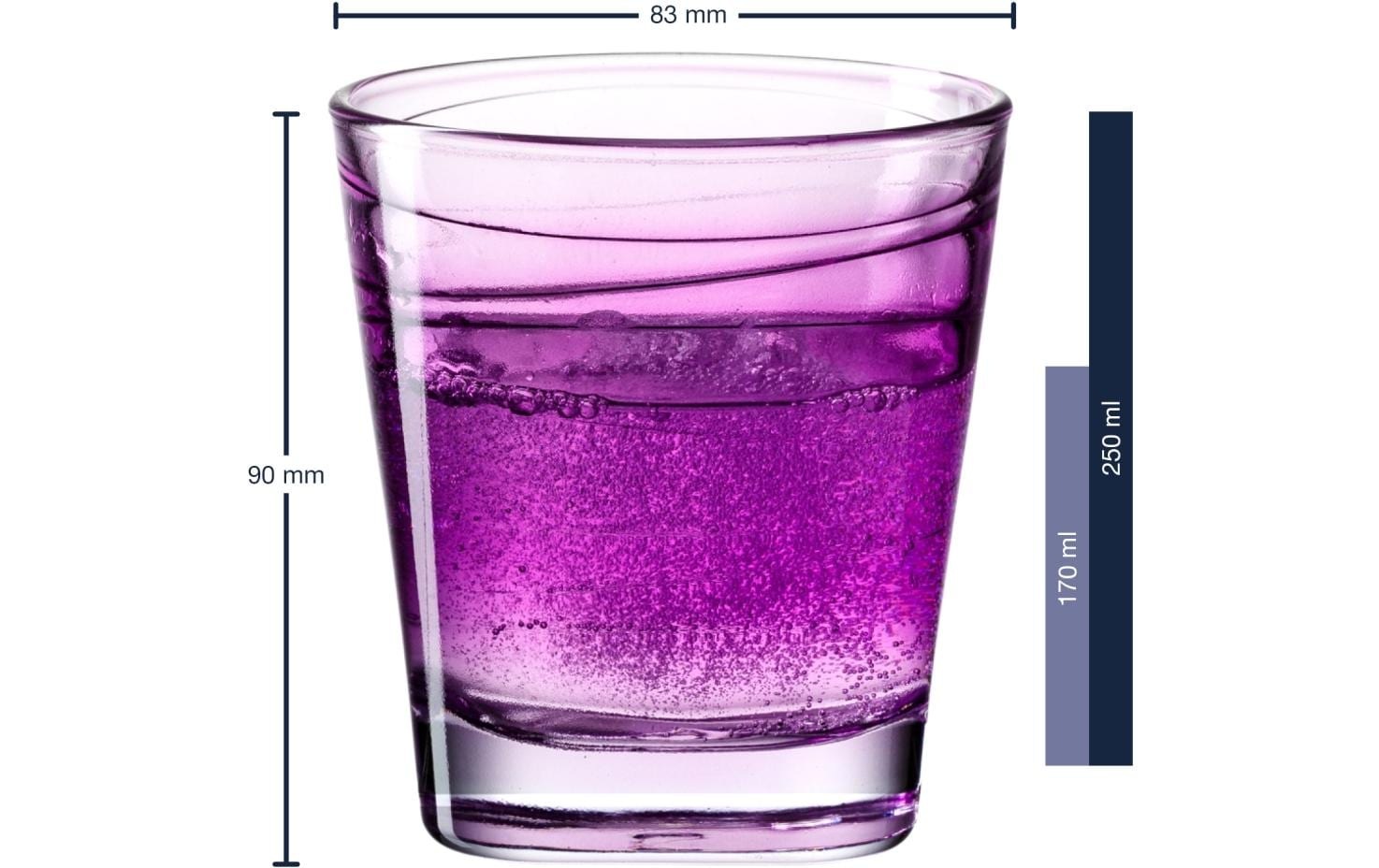 LEONARDO Glas »Vario Struttura, 250ml«, (6 tlg.)