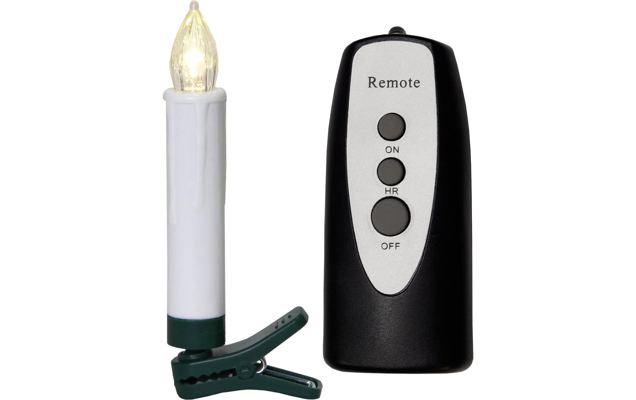 Christbaumkerzen »LED Baumkerze Wireless«, 10 St.-flammig, Fernbedienung im...