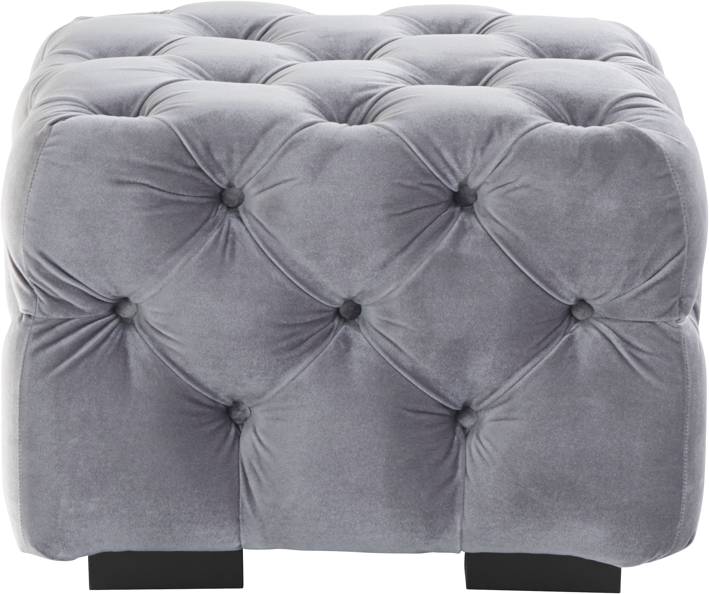 Home affaire Polsterhocker »Kalina«, mit klassischer Chesterfield-Knopfheftung, passend zur Serie "Kalina"