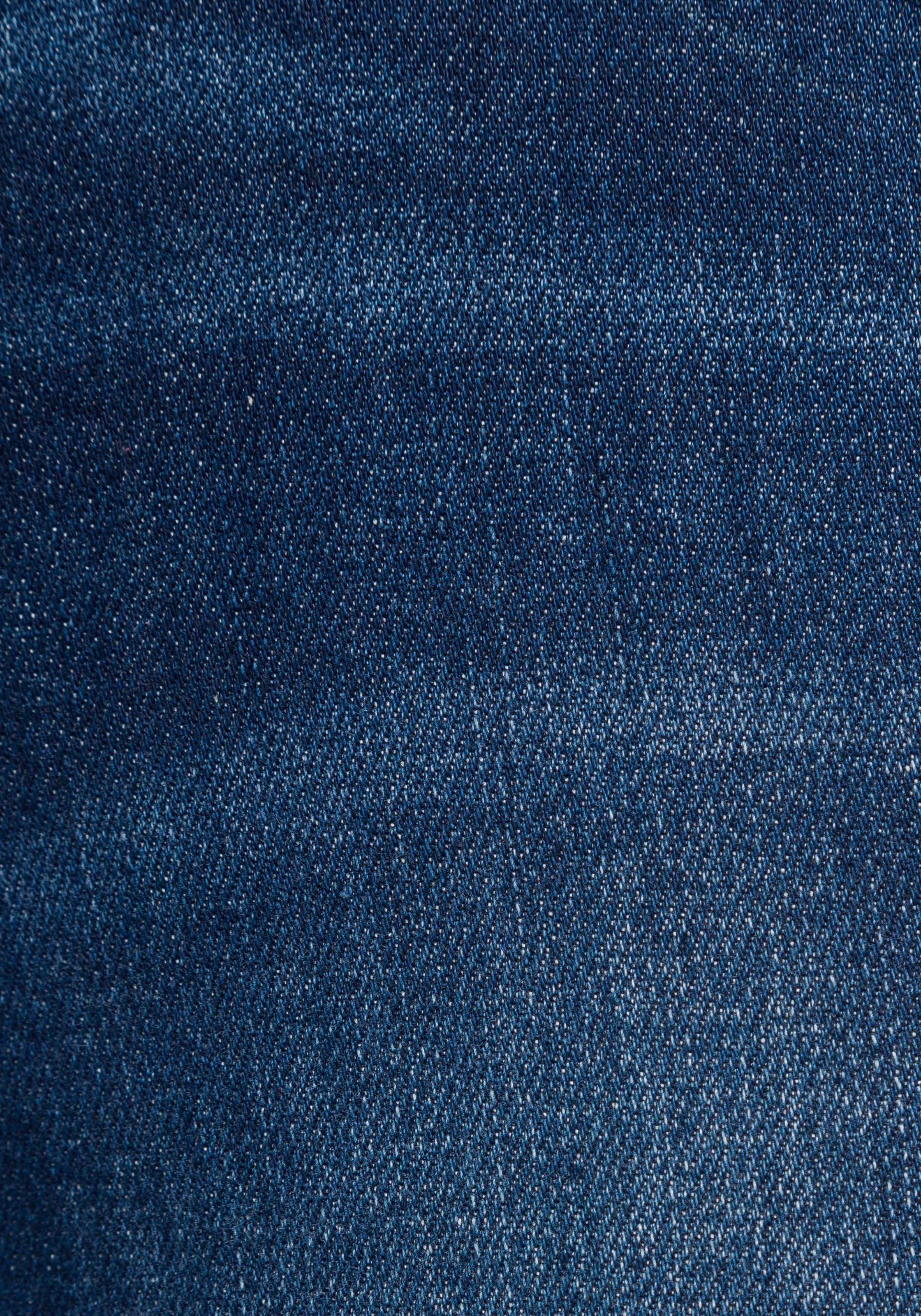 H.I.S Bootcut-Jeans »High-Waist«, hohe Taille, Bootcut, mit Used-Effekten, auch in Langgrössen