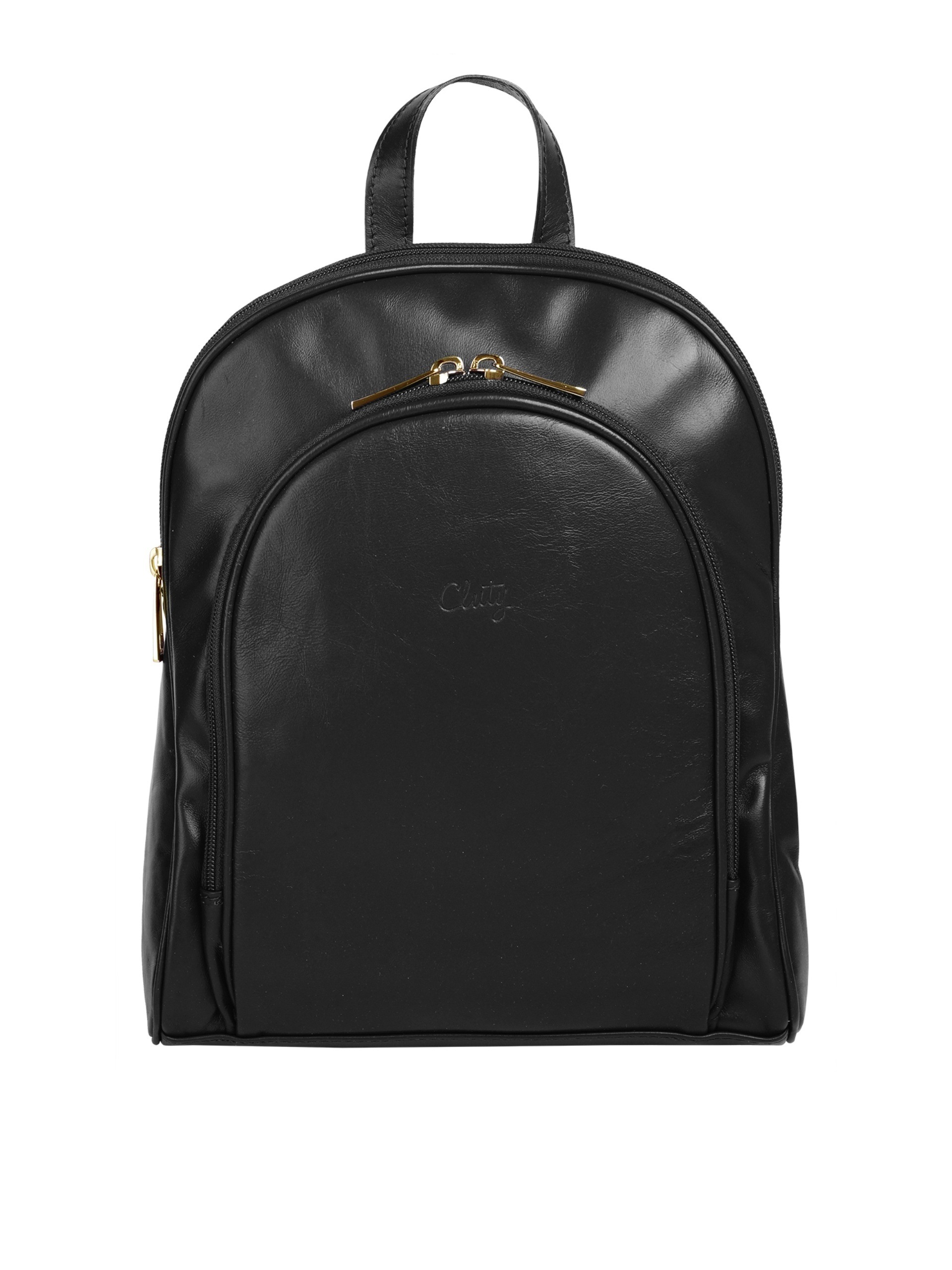 Cluty Cityrucksack, echt Leder, Made in Italy