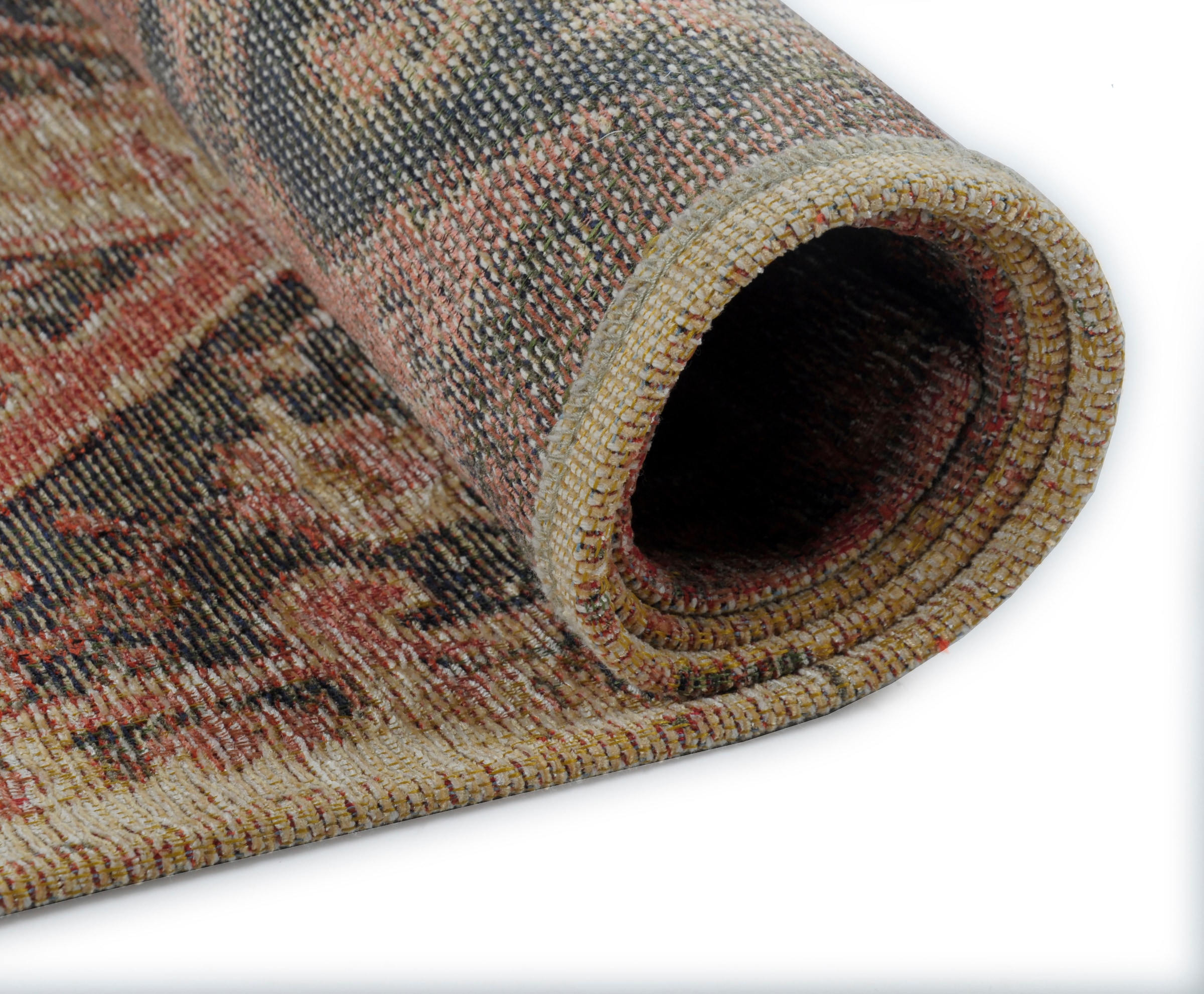 TOM TAILOR HOME Teppich »Funky Orient Ghom«, rechteckig, 5 mm Höhe, Kurzflor, Orient-Optik, Vintage Design, mit Bordüre, auch als Läufer