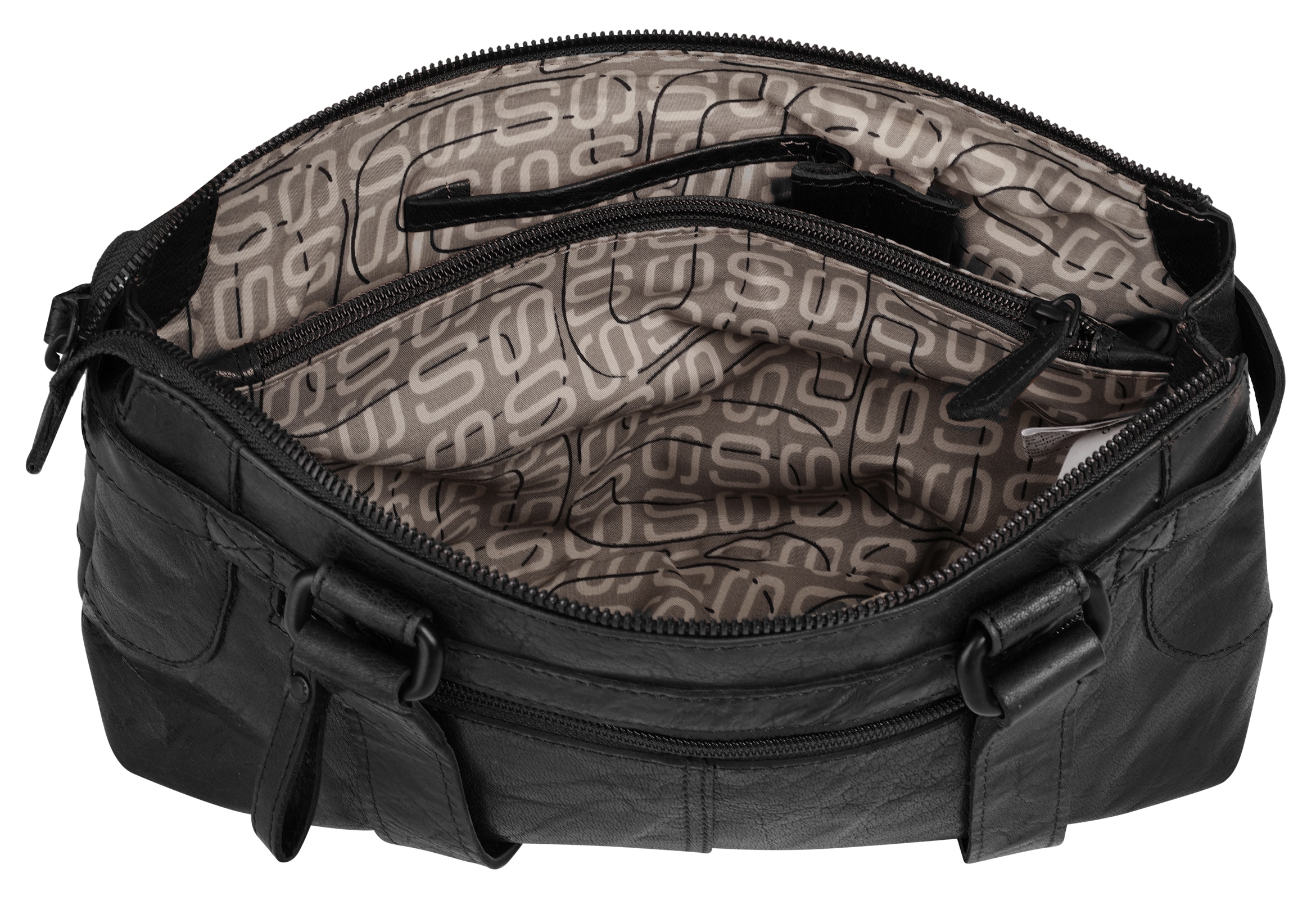 Spikes & Sparrow Henkeltasche, echt Leder