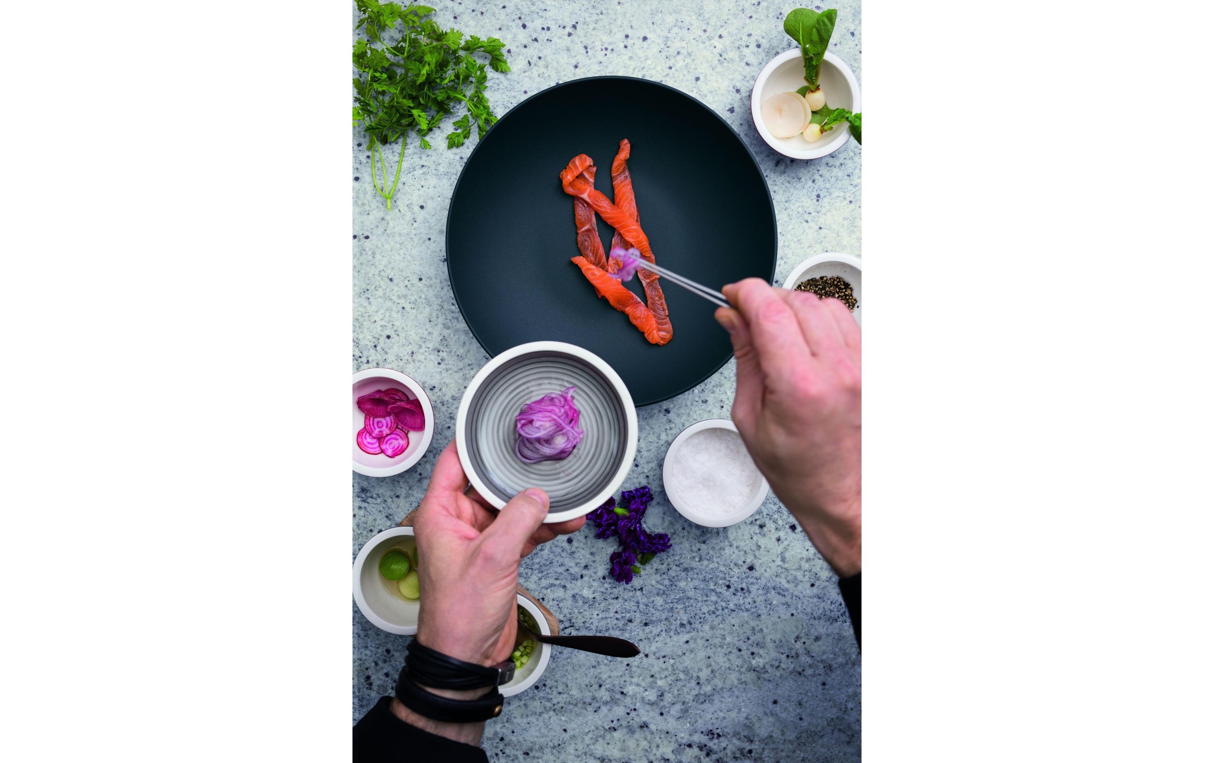 Villeroy & Boch Suppenteller »Manufacture Rock Ø 23.5 cm Schwarz«