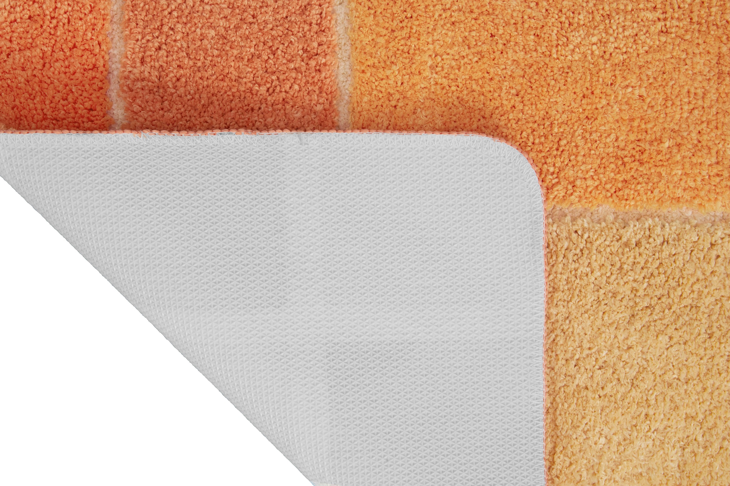 my home Badematte »Pia«, rutschhemmend beschichtet, strapazierfähig-fussbodenheizungsgeeignet-schnell trocknend, Badteppich, karierte Badematten, rechteckig, rund & als 3-tlg. Set