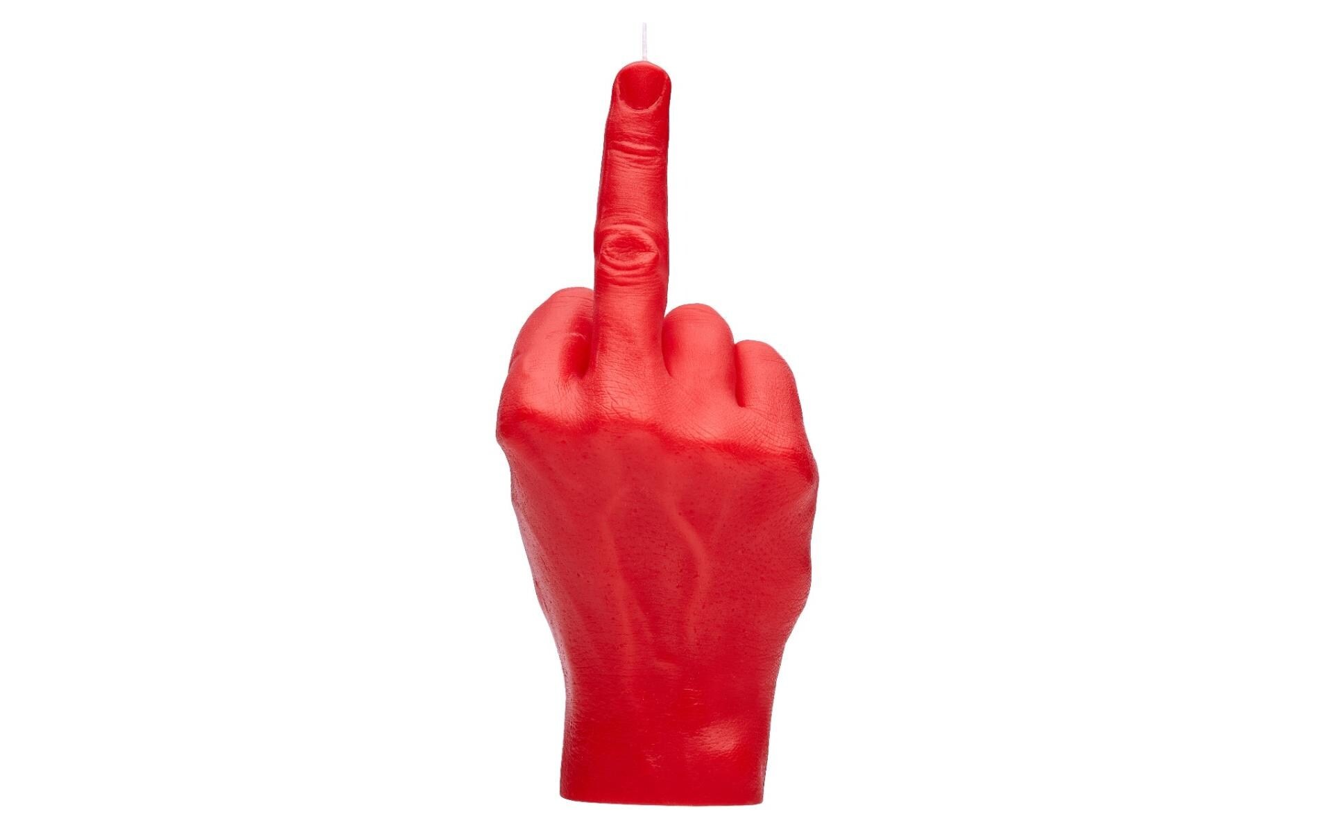 Formkerze »Mandatus Candle Hand F*ck you«