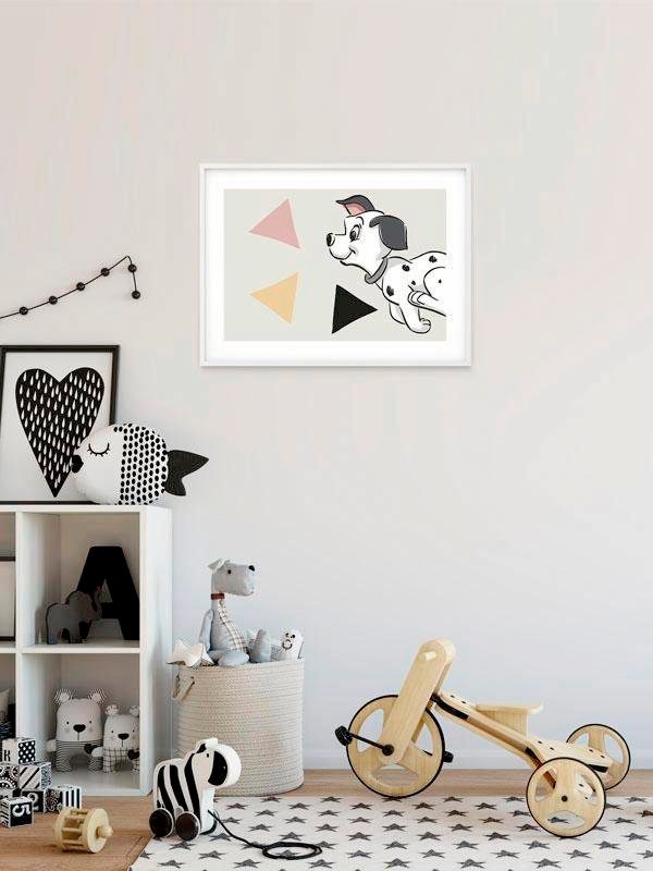 Komar Bild »101 Dalmatiner Angles Landscape«, Disney, (1 St.), Wandbild zur Dekoration im Kinderzimmer - ohne Rahmen