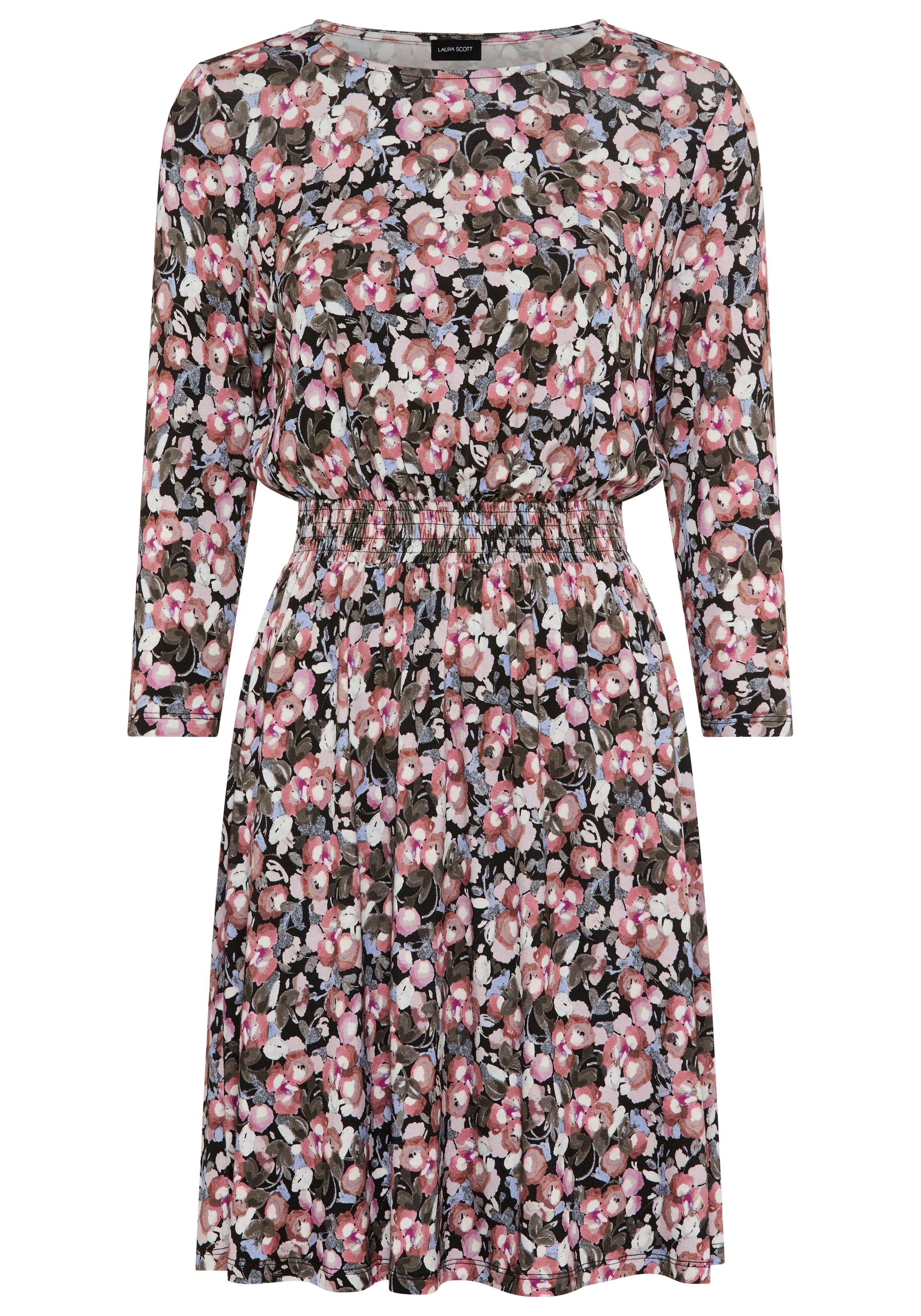 Laura Scott Jerseykleid, sportlich-feminin mit floralem Allovermuster - NEUE KOLLEKTION