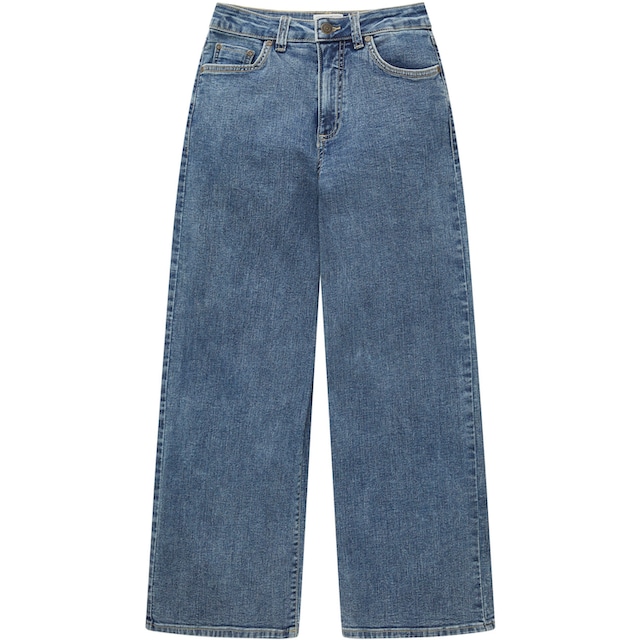 TOM TAILOR Weite Jeans, mit Knopf- und Reissverschluss kaufen
