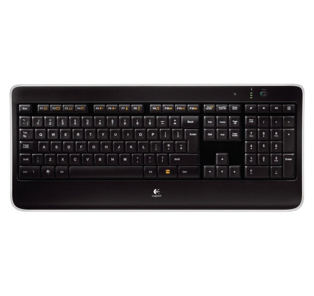 Logitech PC-Tastatur »K800 Illuminated«, (Ziffernblock)