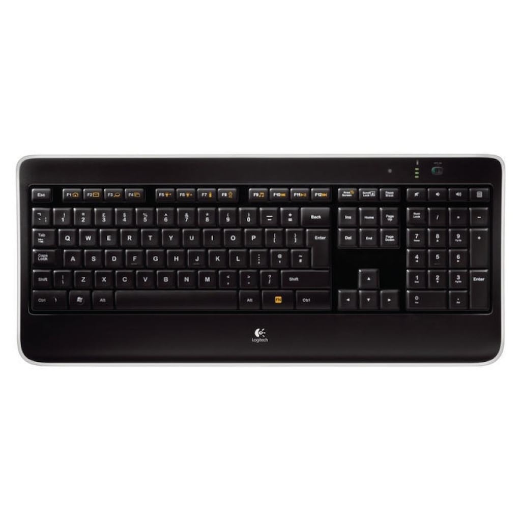 Logitech PC-Tastatur »K800 Illuminated«, (Ziffernblock)