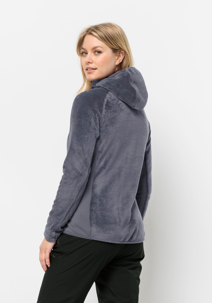 Jack Wolfskin Fleecejacke »ROTWAND HOODED FZ W«, mit Kapuze