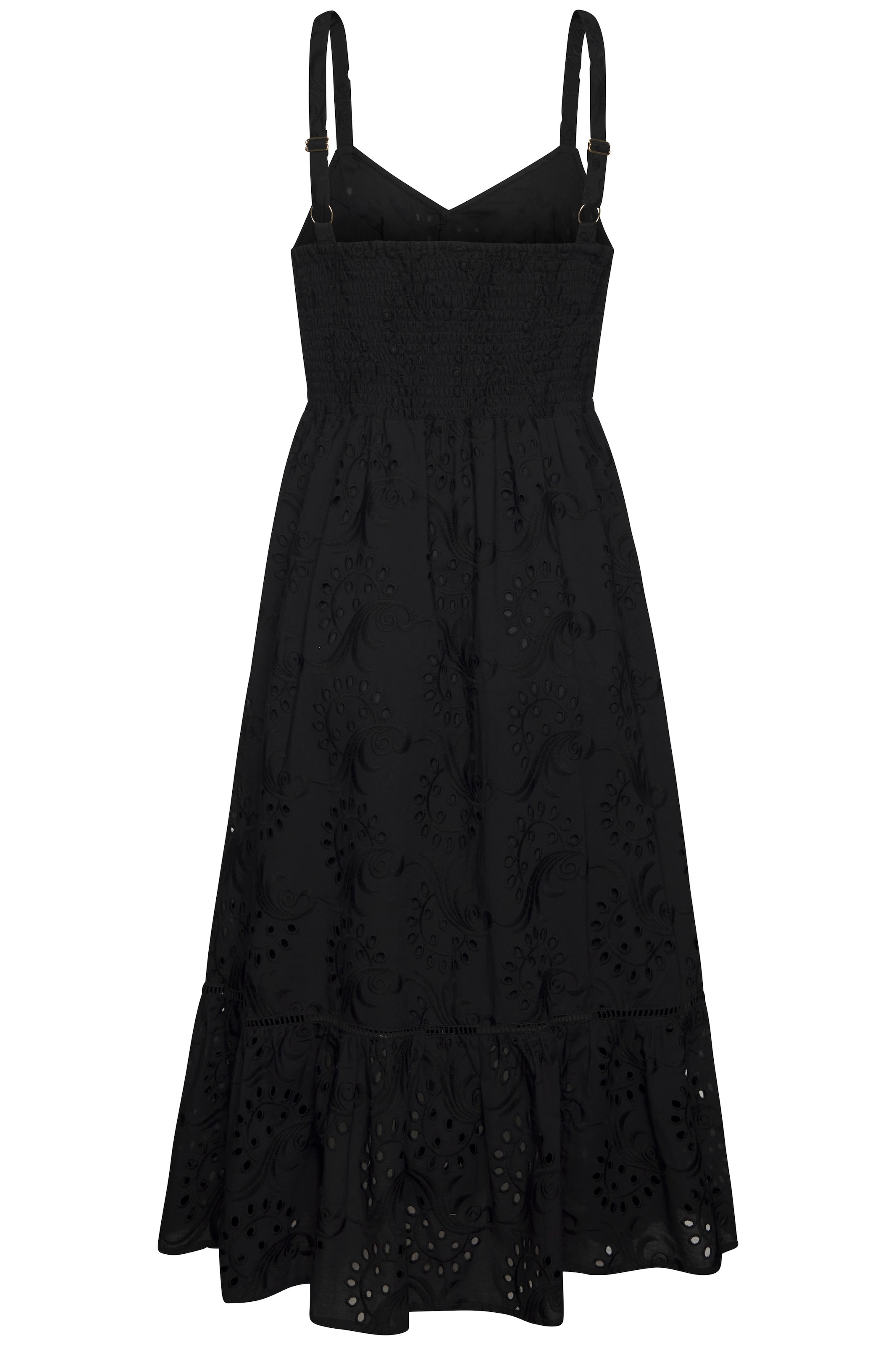 LASCANA Midikleid, mit sommerlicher Lochstickerei