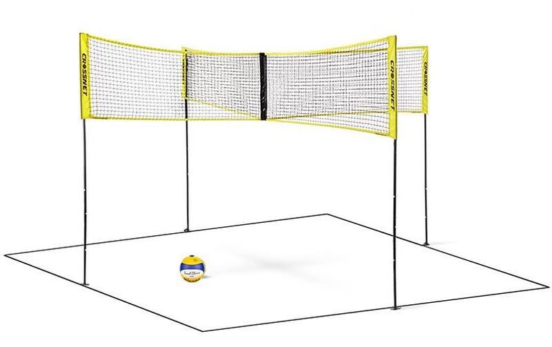 Volleyballnetz »Crossnet Schwarz/Gelb«