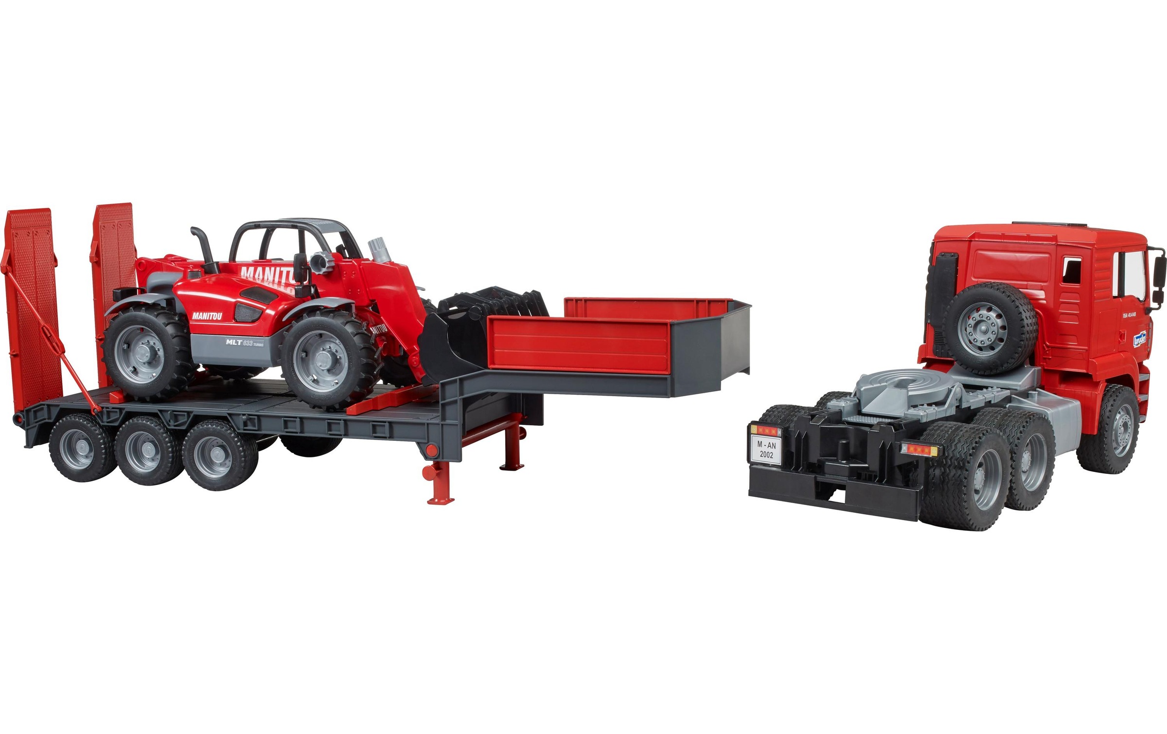 Bruder® Spielzeug-LKW »MAN LKW mit Tieflader«, Nutzfahrzeug