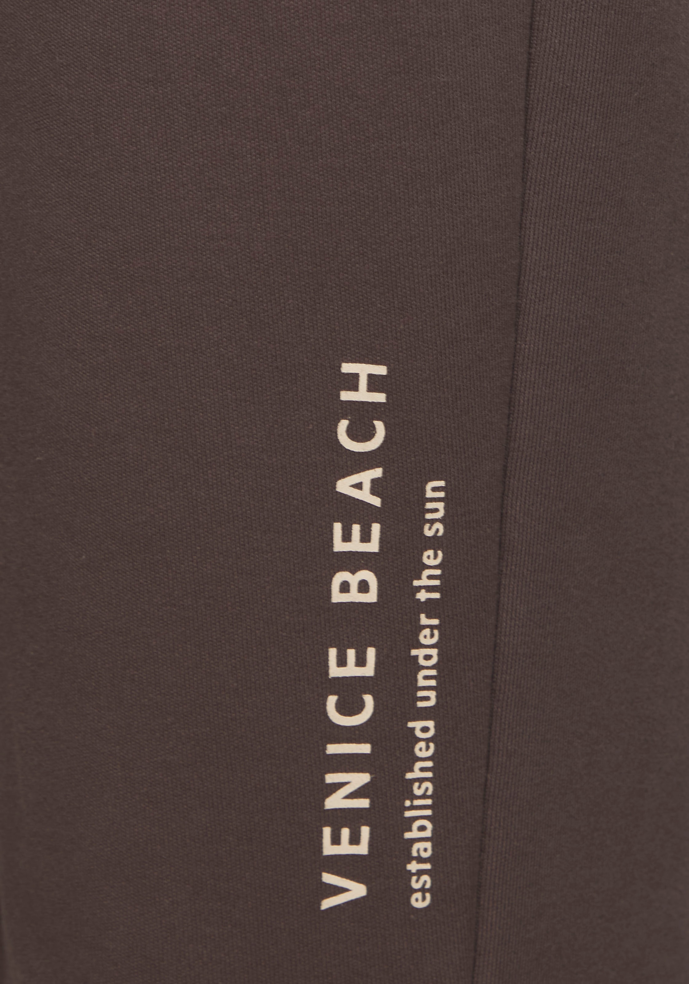 Venice Beach 7/8-Hose, mit Reissverschlussdetails an den Taschen, bequeme Sweathose