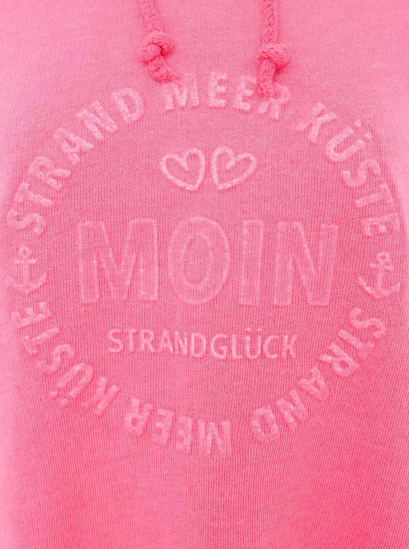 Zwillingsherz Hoodie »Hoodie Stempeldruck "Moin"«, Sweatshirt im Used-Look mit Kapuze und Stempeldruck