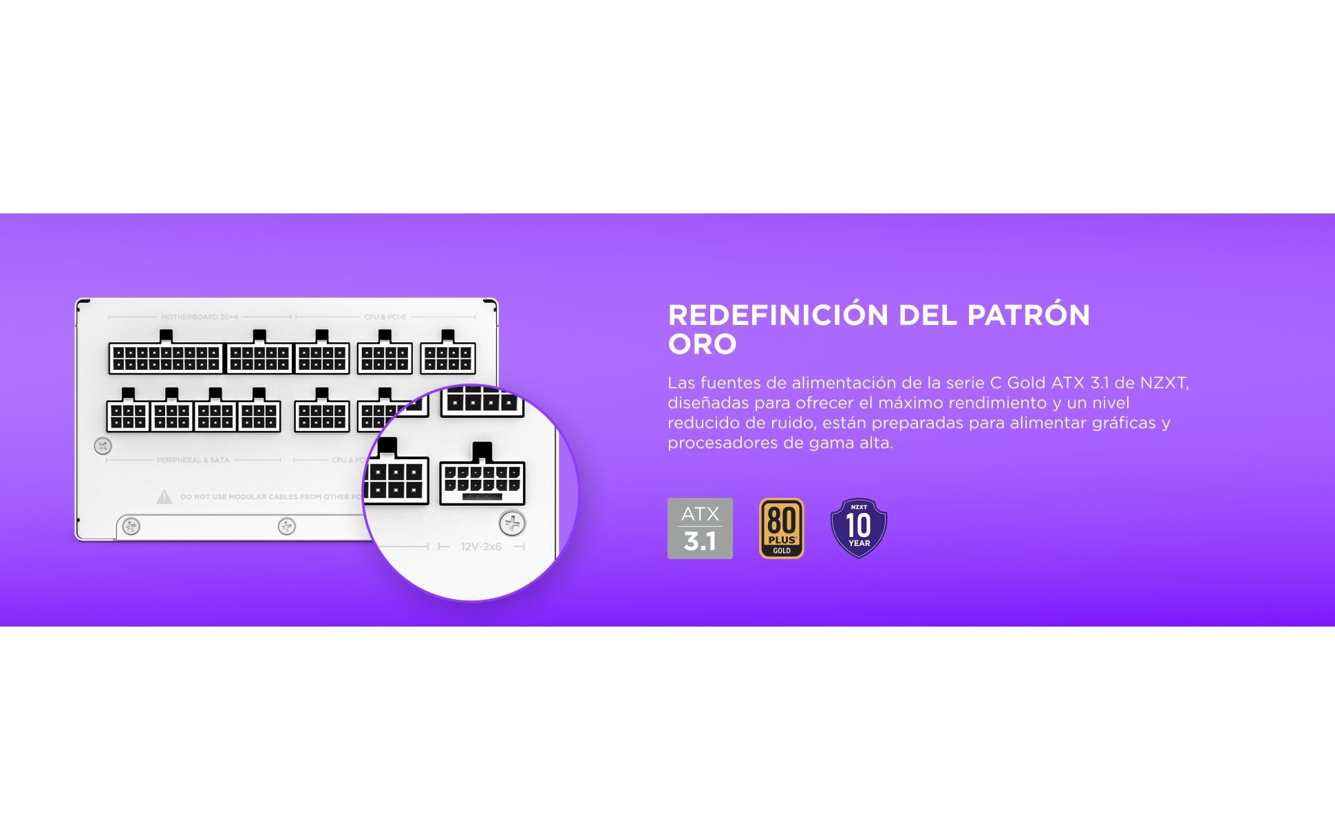 NZXT Netzteil »C1200 Goldfarben 1200 W«