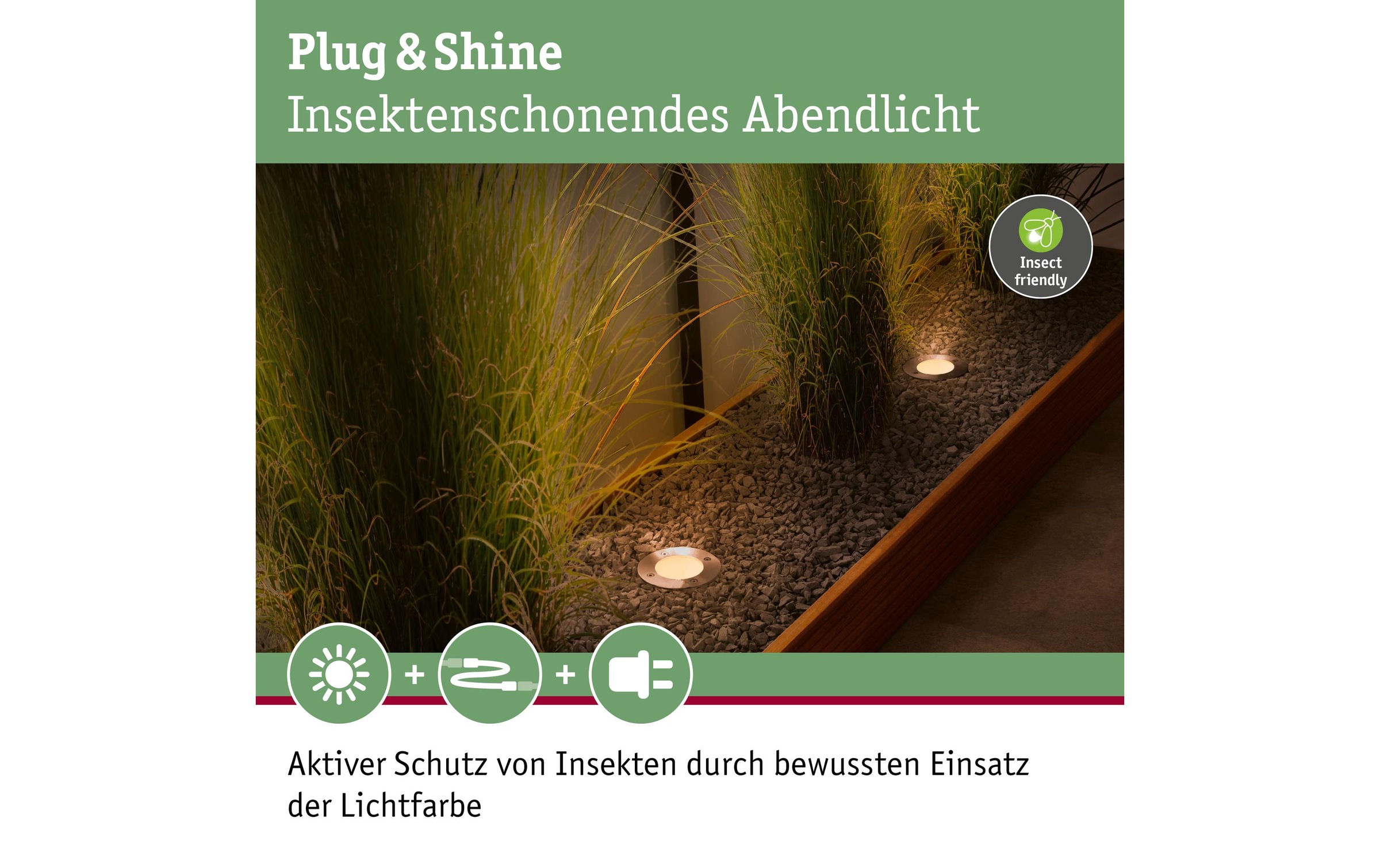 Paulmann Gartenleuchte »Plug & Shine Floor«