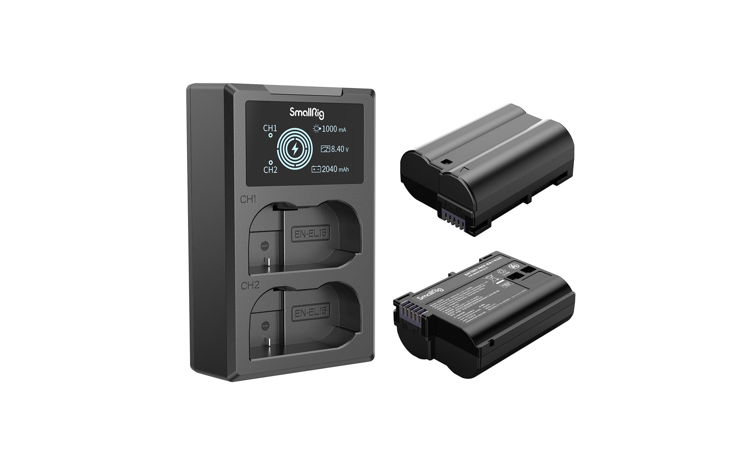 Kamera-Akku »Smallrig EN-EL15 Akku und Charger Kit«