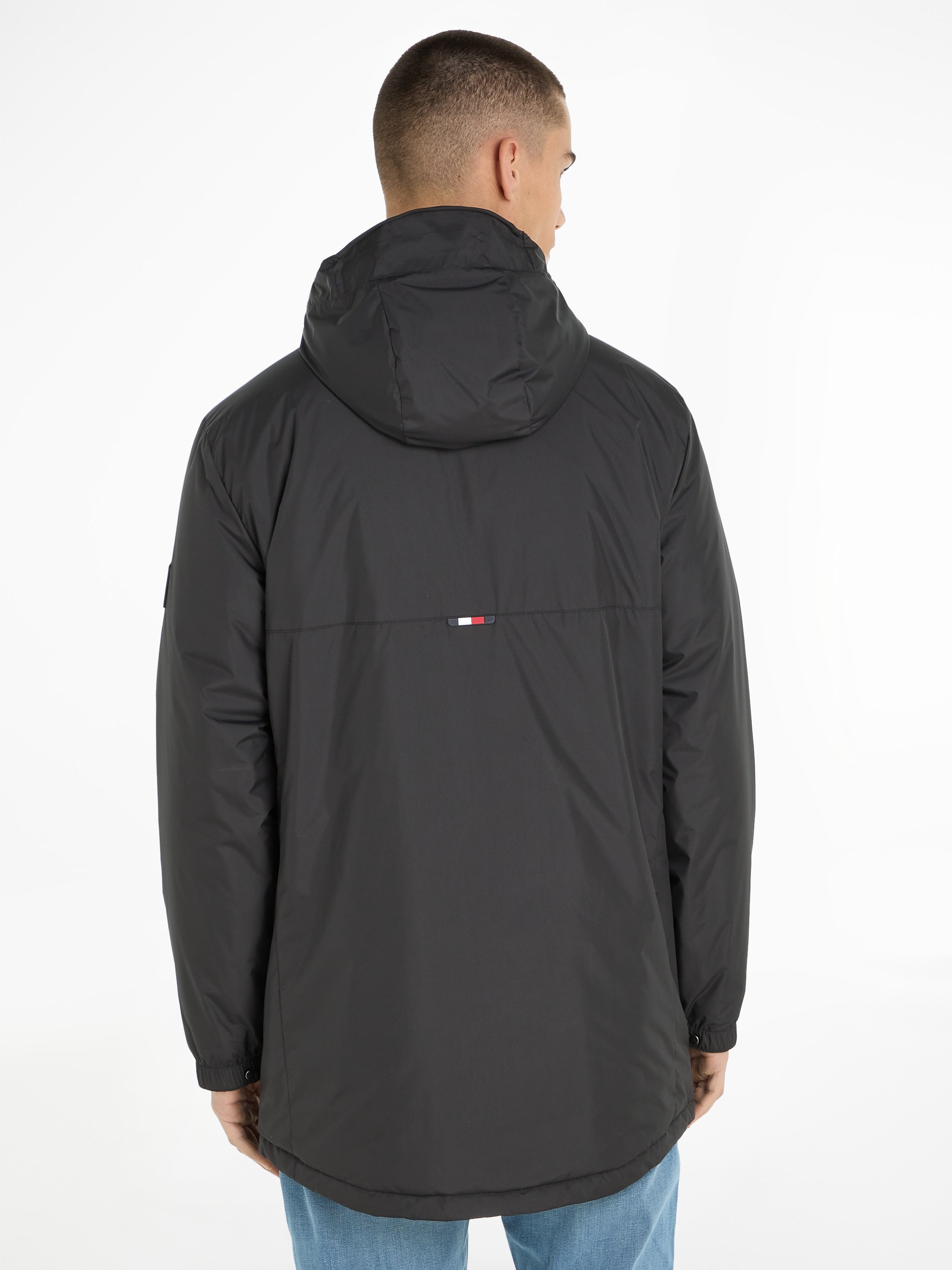 Tommy Hilfiger Parka »PORTLAND PARKA«, mit Kapuze, mit Hilfiger Schriftzug auf der Brust