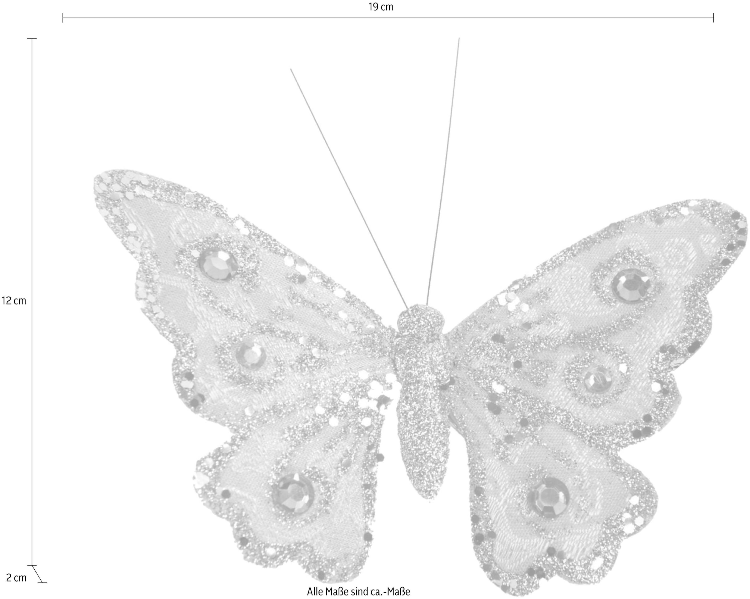 bestellen Dekofigur online »Deko-Schmetterling mit I.GE.A. | Jelmoli-Versand (4er Clip«, Set)