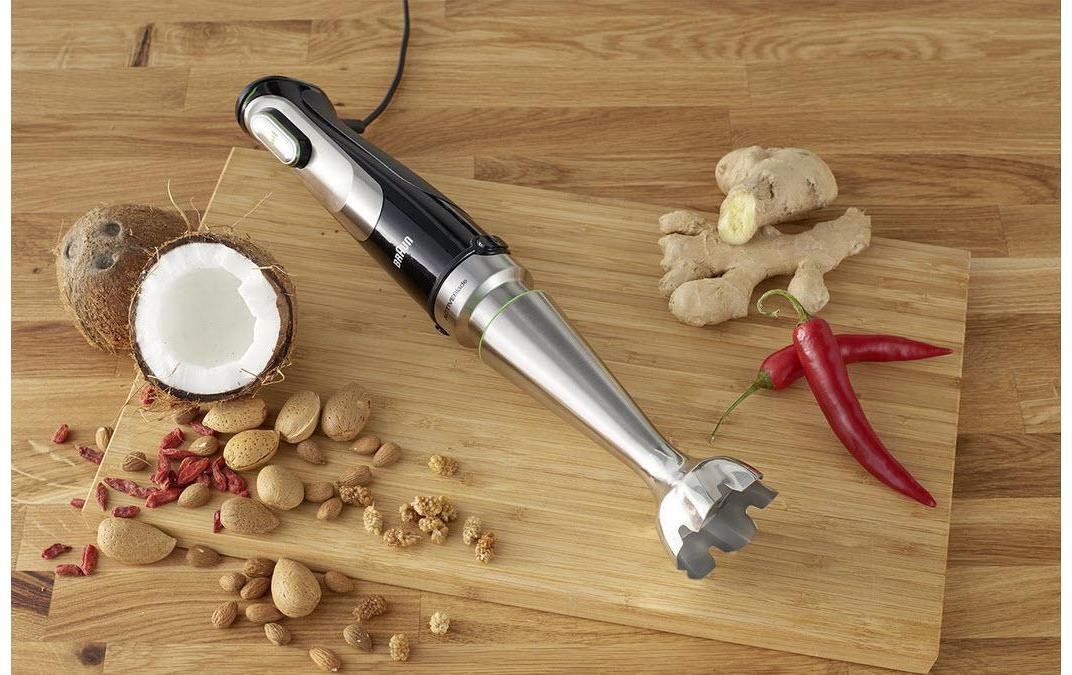 Braun Stabmixer »MultiQuick 9 MQ9027X Edelstahl / Schwarz«, 1000 W