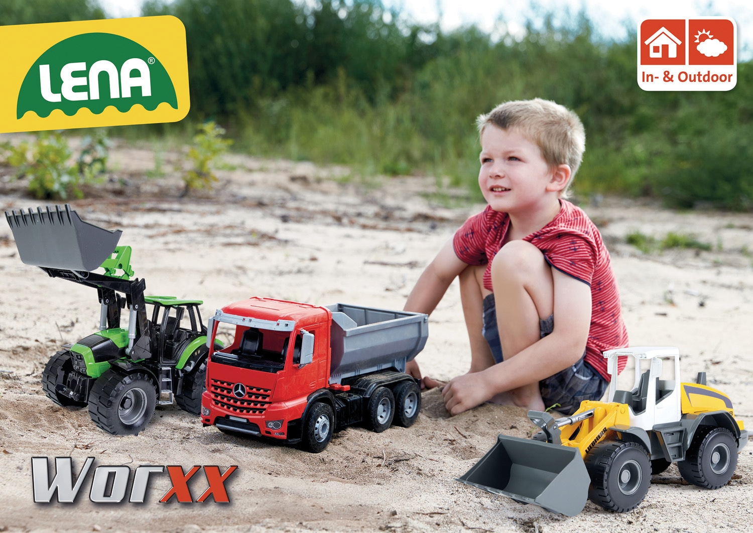 Lena® Spielzeug-Traktor »Worxx, Deutz 7250 TTV Agrotron«, Made in Europe