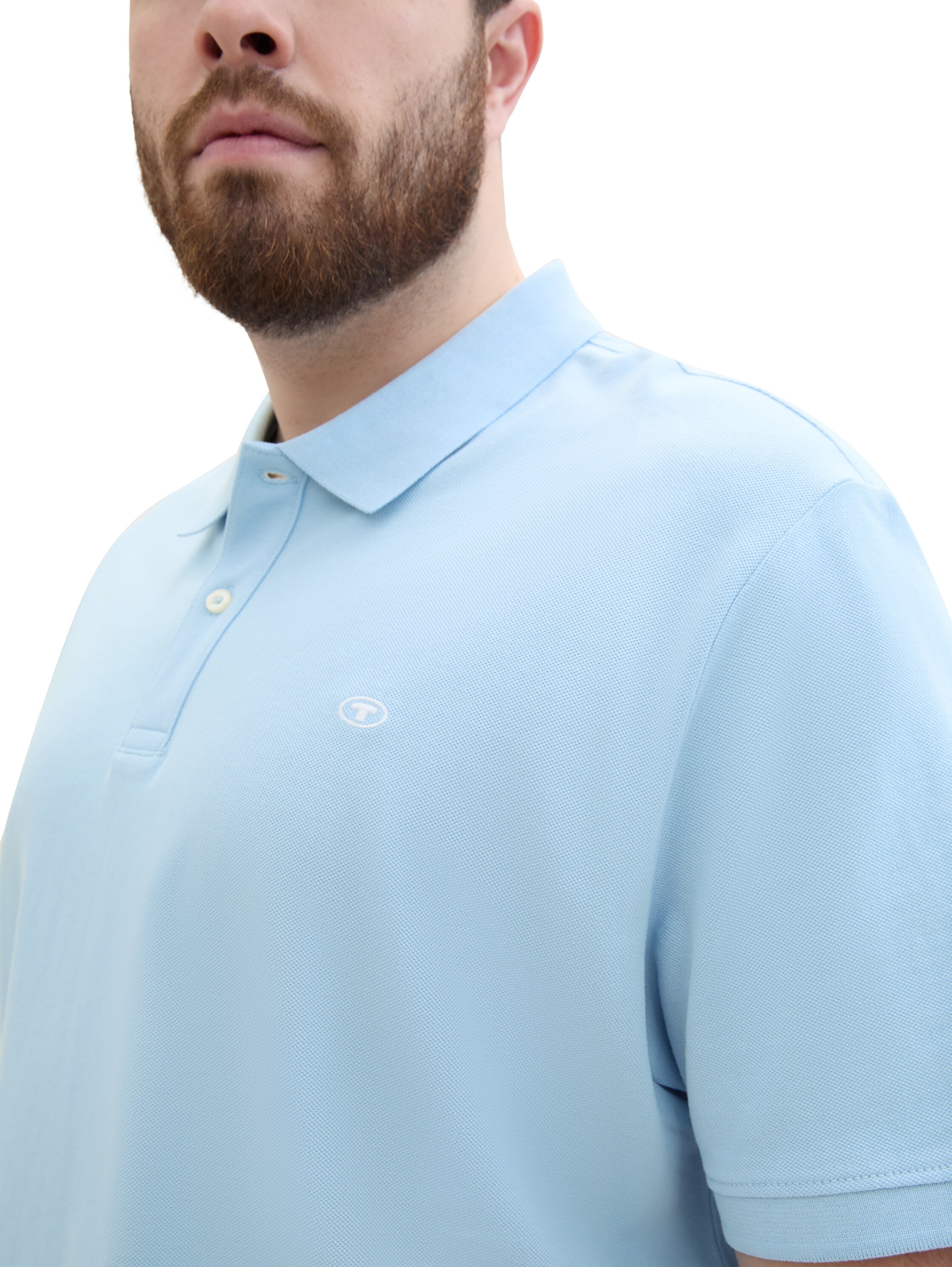 TOM TAILOR PLUS Poloshirt, mit Logostickerei