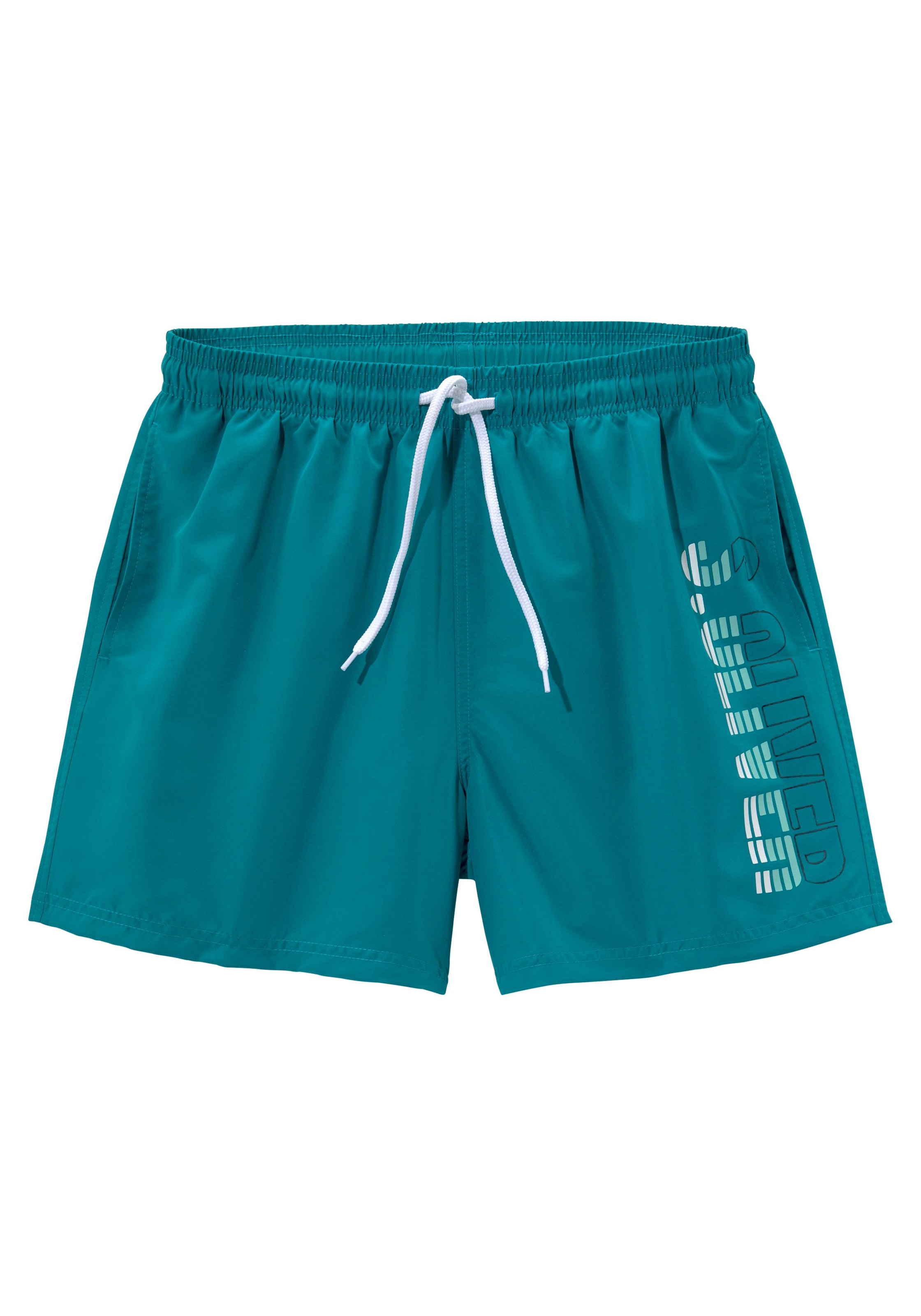 s.Oliver Badeshorts, mit seitlichem Logodruck