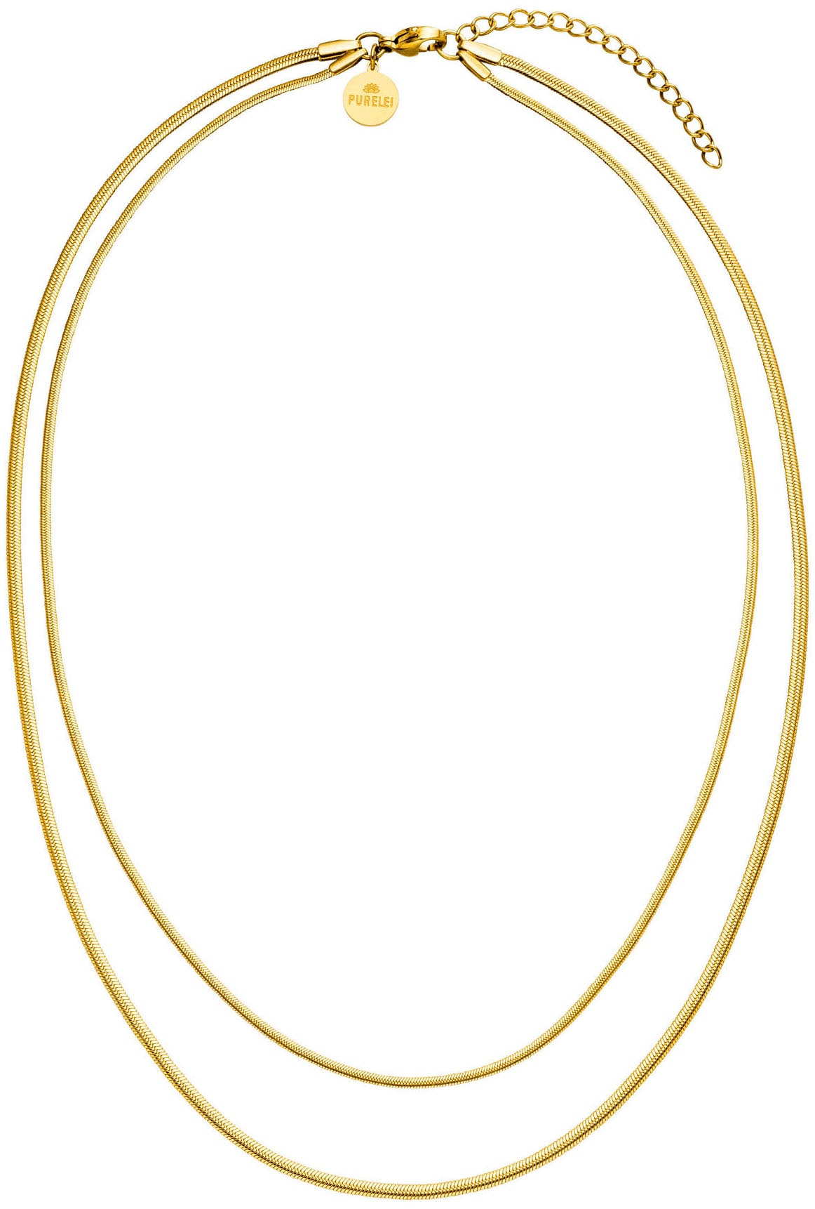 Purelei Collier »Schmuck Geschenk Two Layers doppelte Kette, 23171«