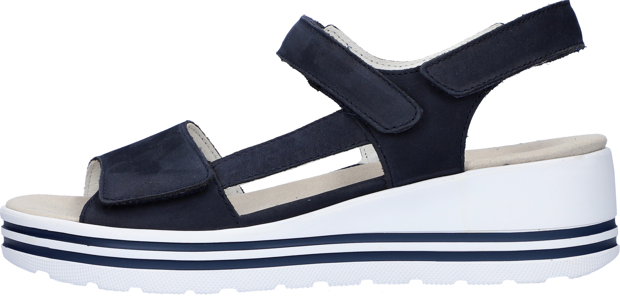 Waldläufer Riemchensandale »H-MICHELLE«, Sommerschuh, Sandalette, Keilabsatz, mit Luftkammernsohle, H-Weite