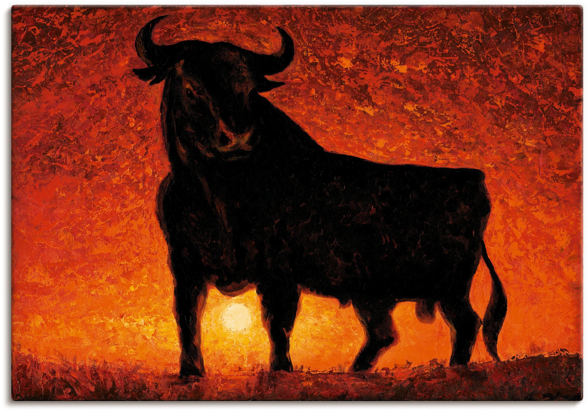 Artland Wandbild »Andalusischer Stier«, Wildtiere, oder St.), | Grössen Jelmoli-Versand (1 Poster Alubild, versch. online in Wandaufkleber als shoppen Leinwandbild