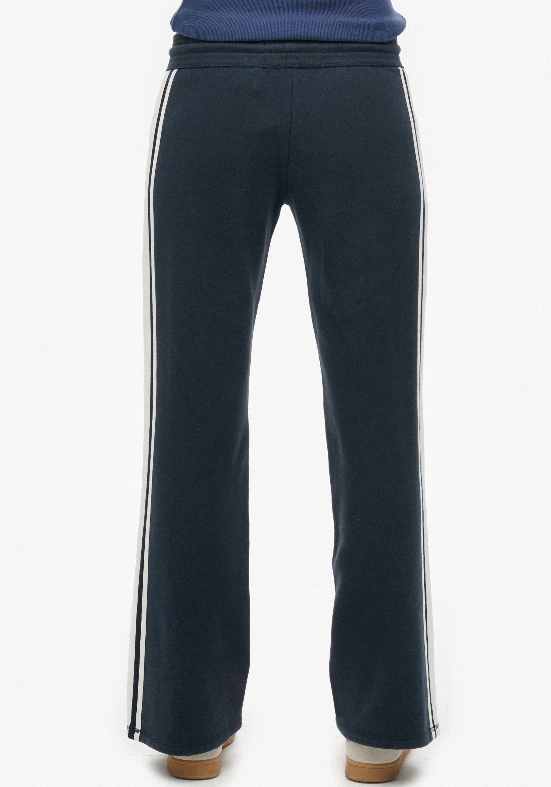 Superdry Sweathose »ATHLETIC STRIPE FLARE JOGGER«, Jogginghose mit Streifen und Schlag