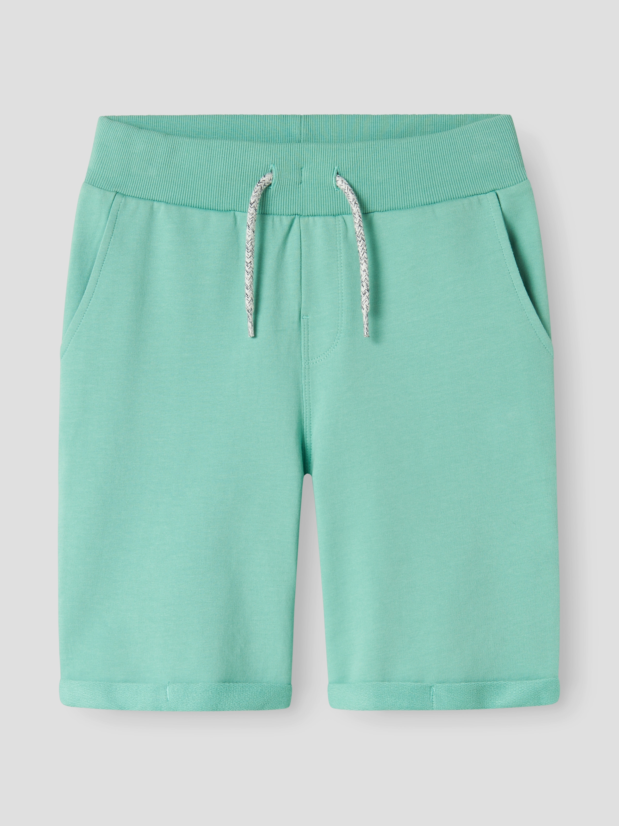 Name It Sweatshorts »NKMVERMO LONG SWE SHORTS UNB F NOOS« Baumwolle, Umschlagsaum