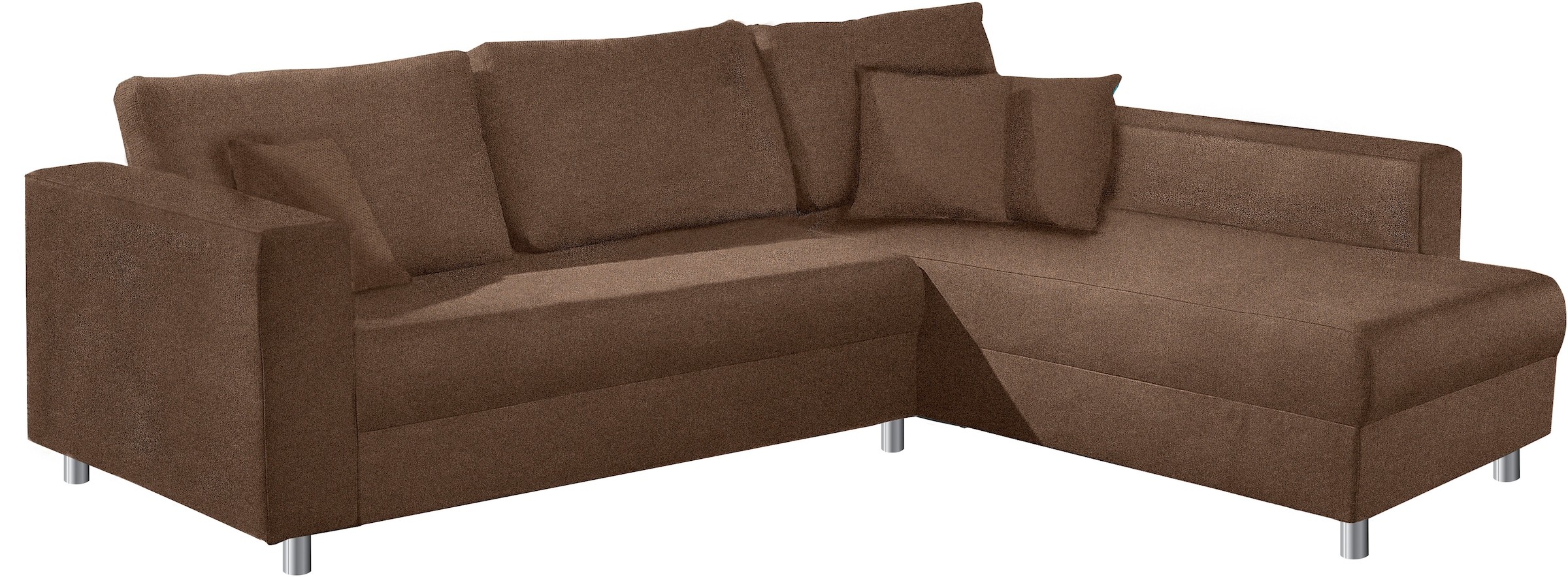 INOSIGN Ecksofa »153«, Inkl. Schlaffunktion und grossen Strauraum